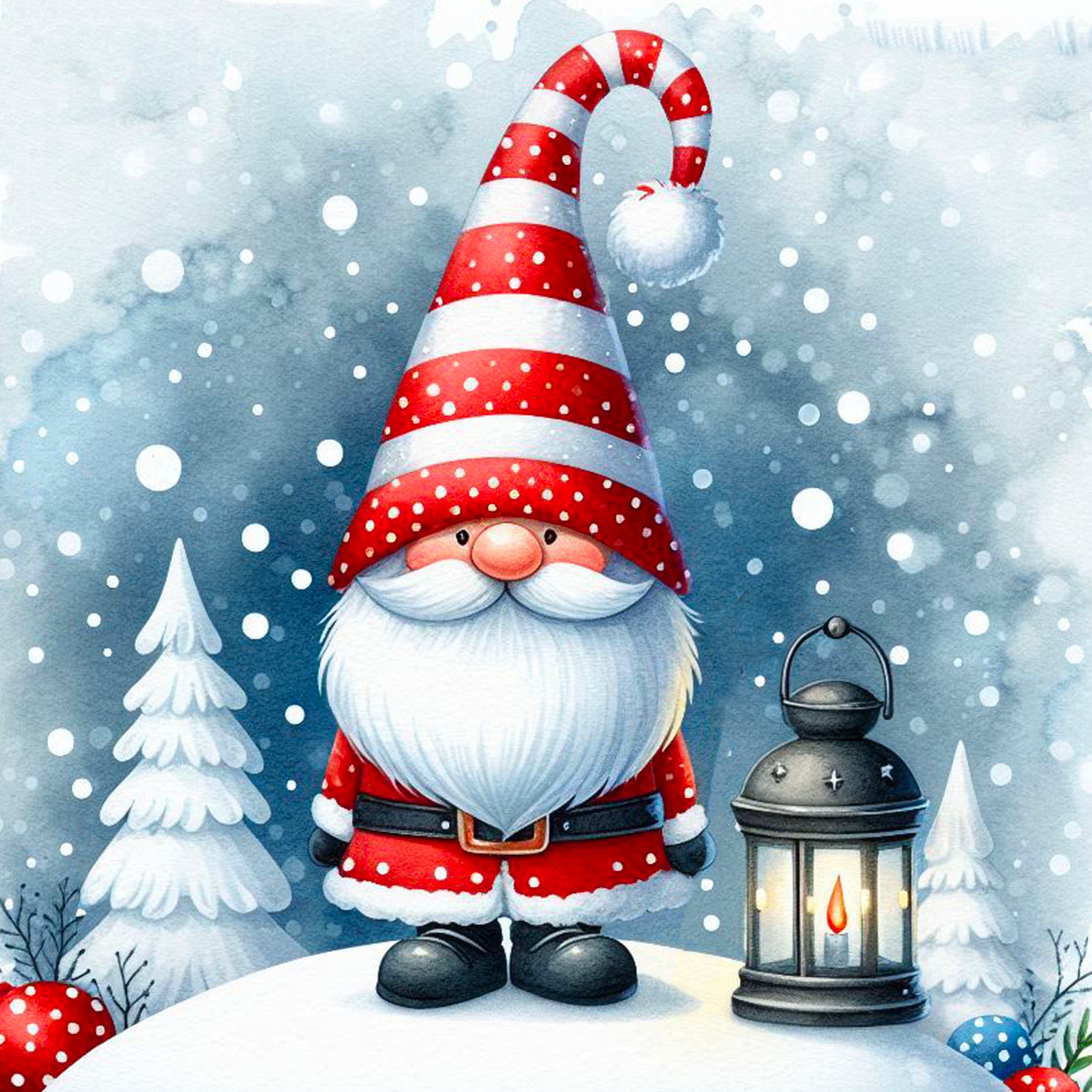 Broderie de diamants RONDS - GNOME ALONE