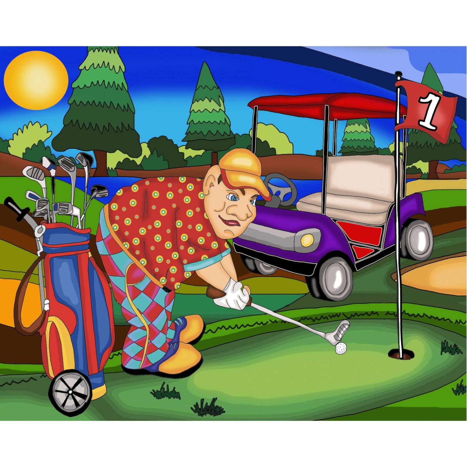 Diamond Painting - THE GOLFER
