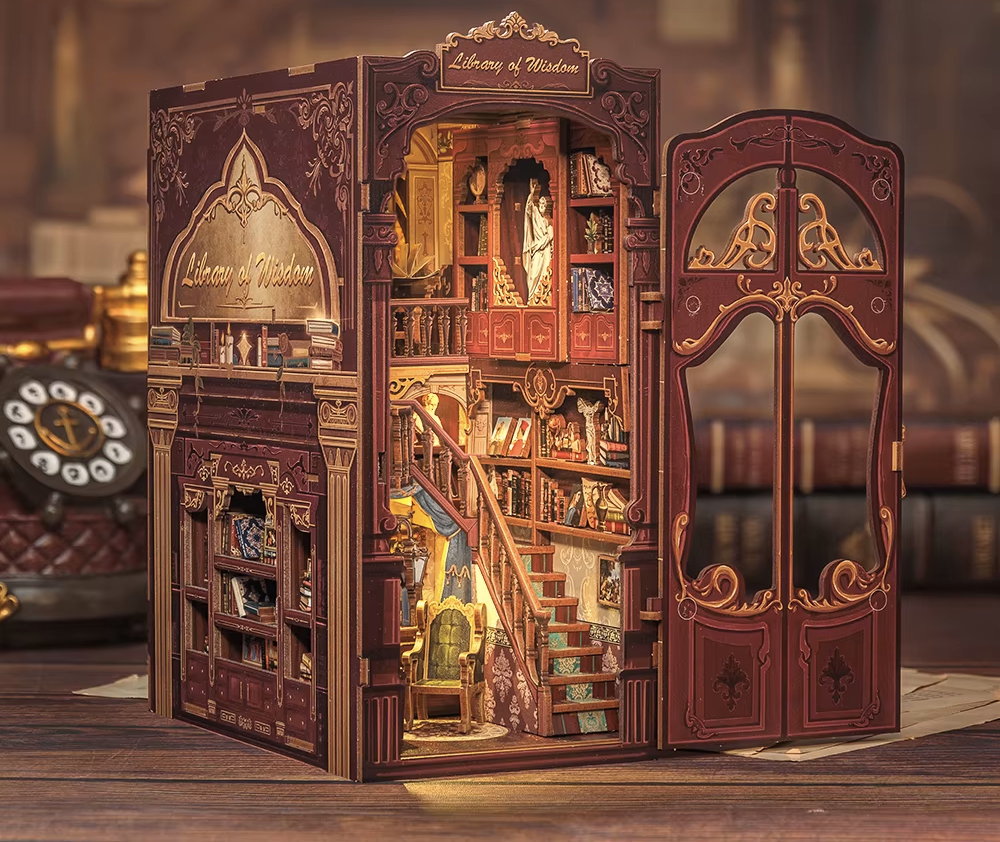 MINI-décor de bibliothèque - BIBLIOTHÈQUE DU SAVOIR