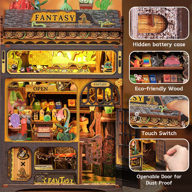 MINI-décor de bibliothèque - HERBORISTERIE ENCHANTÉE