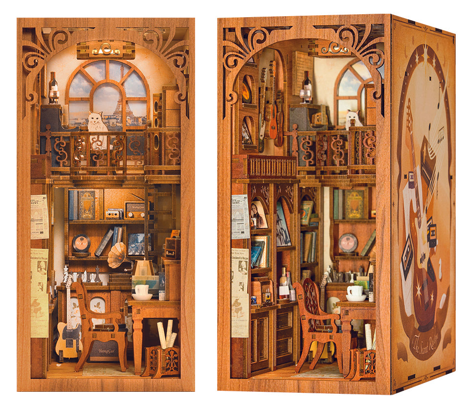 MINI-décor de bibliothèque - LE SECRET DU RYTHME