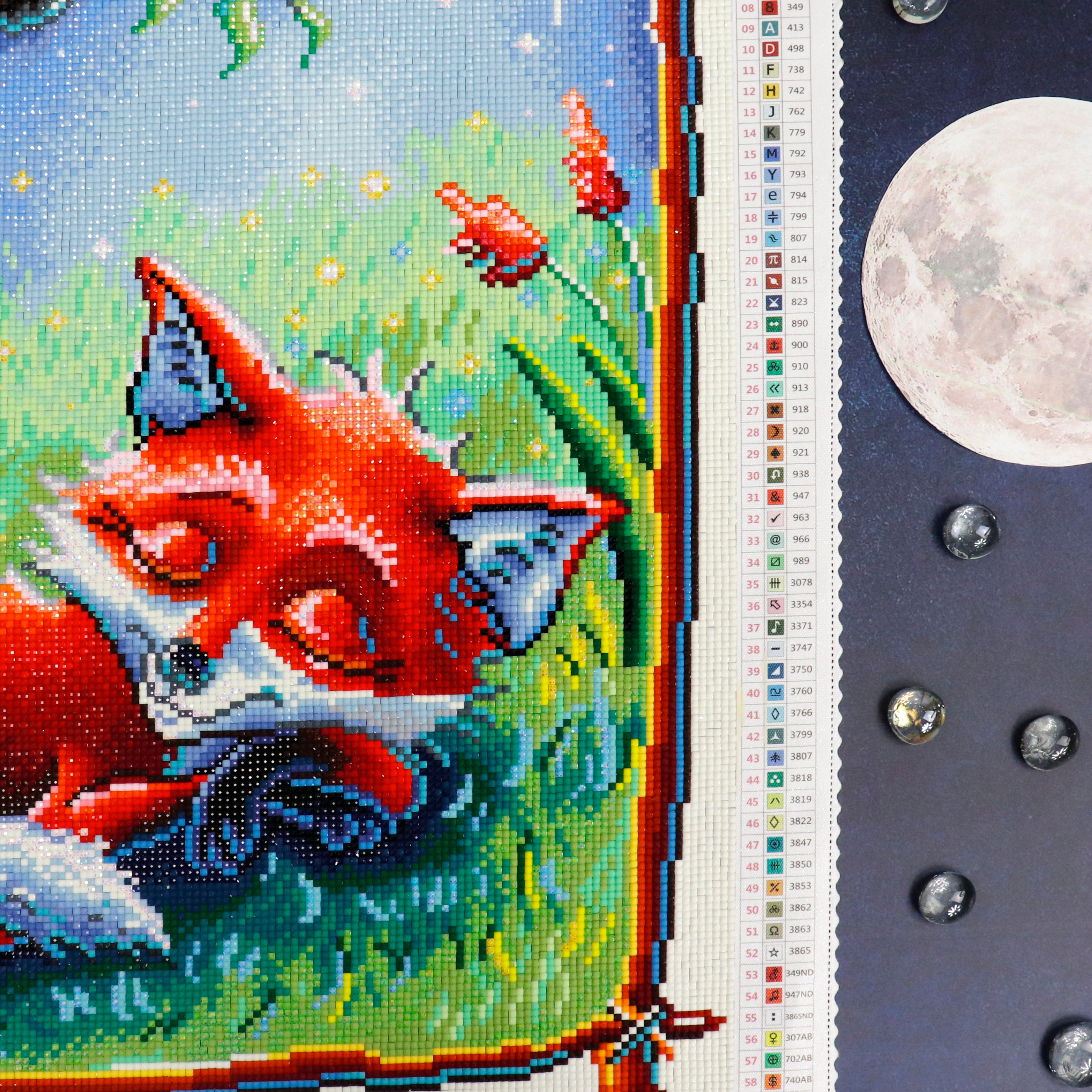 Diamond Painting SQUARE (resin)- SLEEPY FOX