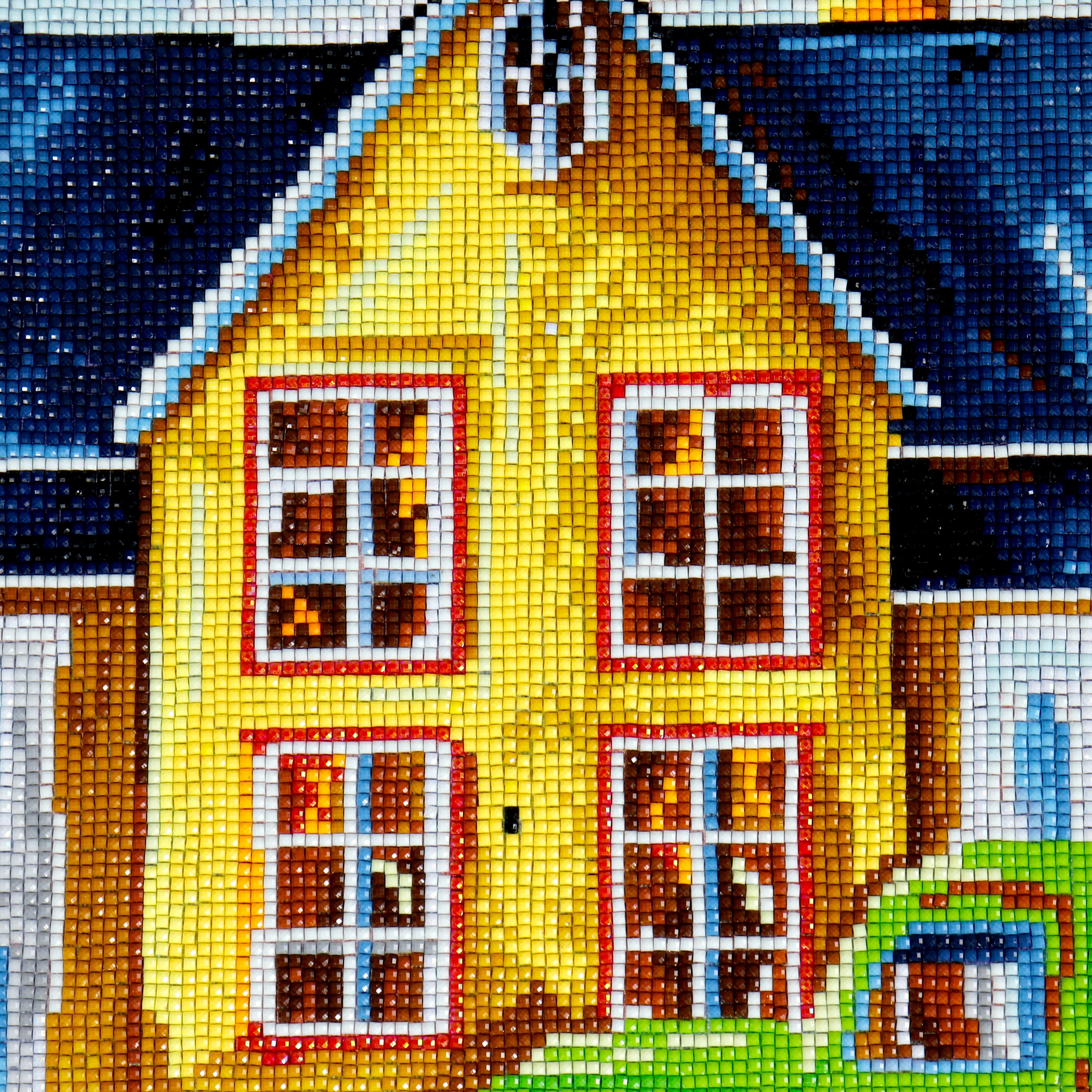 Broderie de diamants CARRÉS - UN HIVER COMME DANS LE TEMPS