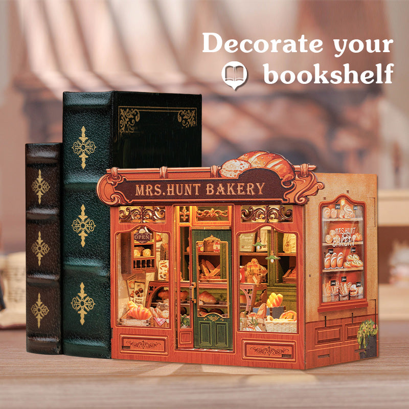 MINI-décor de bibliothèque - BOULANGERIE MADAME HUNT