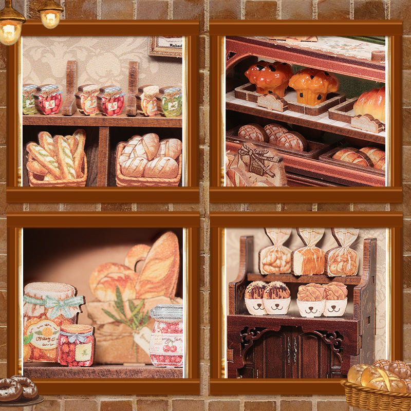 MINI-décor de bibliothèque - BOULANGERIE MADAME HUNT