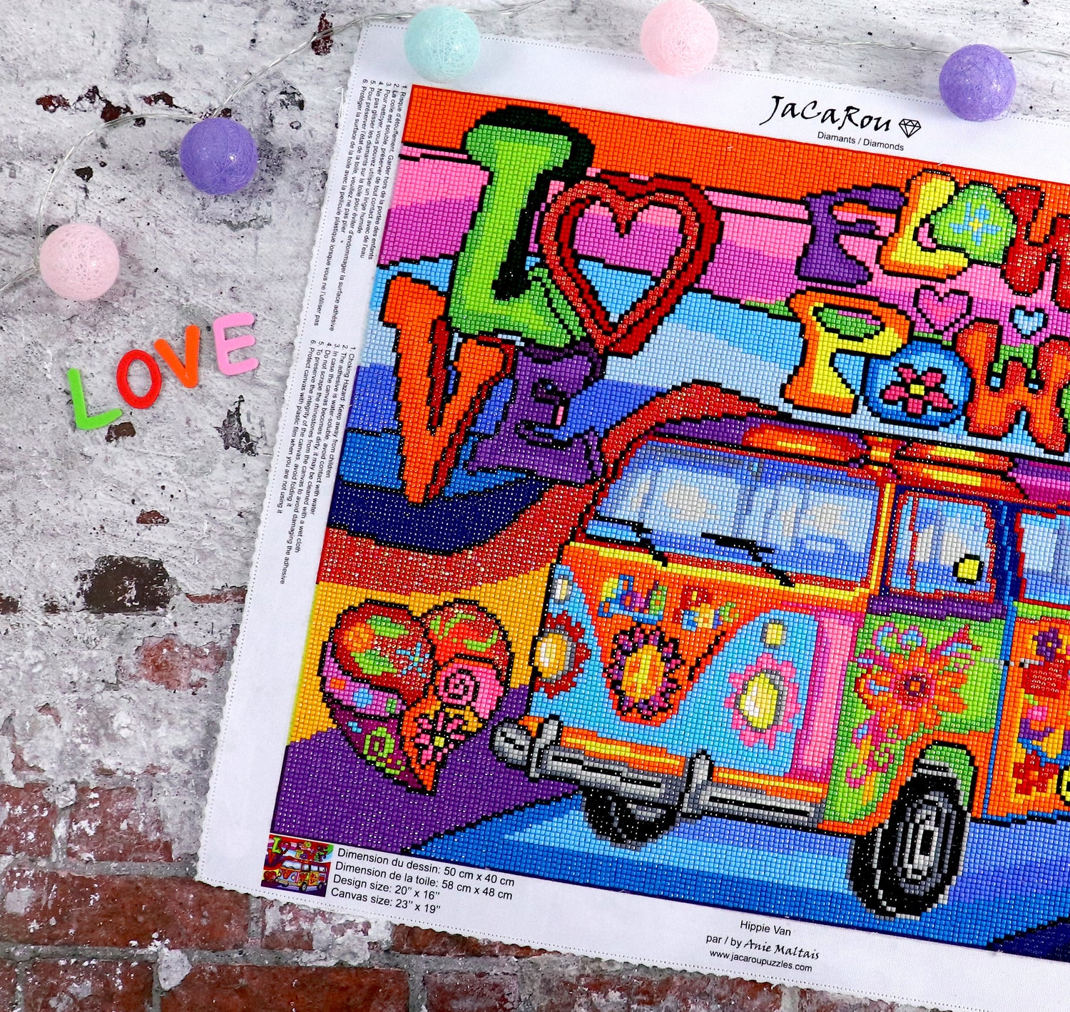 Diamond Painting - HIPPIE VAN