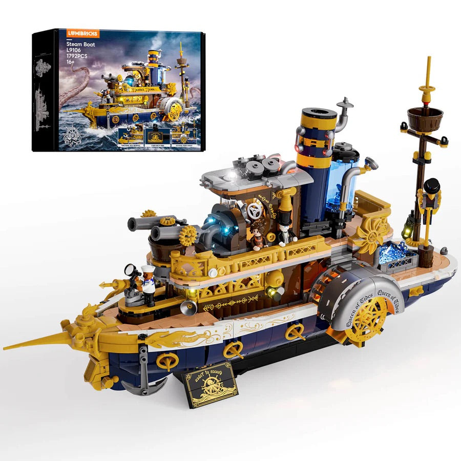 Lumibricks - STEAM BOAT