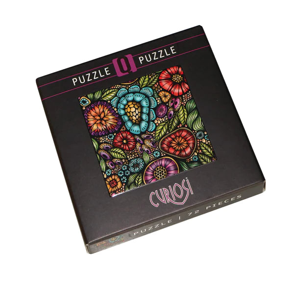 Casse-tête MINI - Q9-2 (72 PCES) DOODLE SERIE (Fleurs)