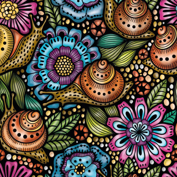 Casse-tête MINI - Q9-4 (72 PCES) DOODLE SERIE (Escargots)