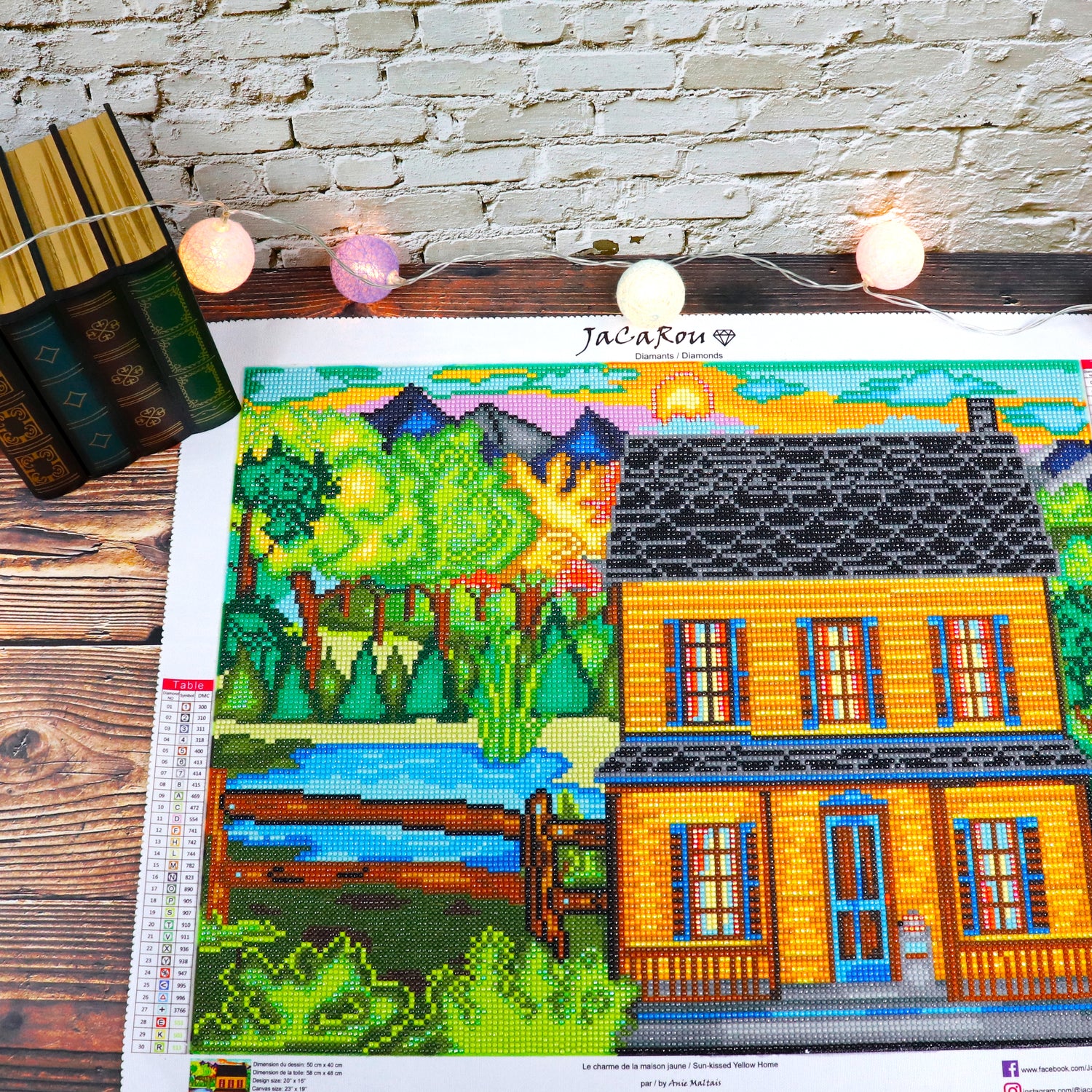 Diamond Painting - SUNKISSED YELLOW HOME