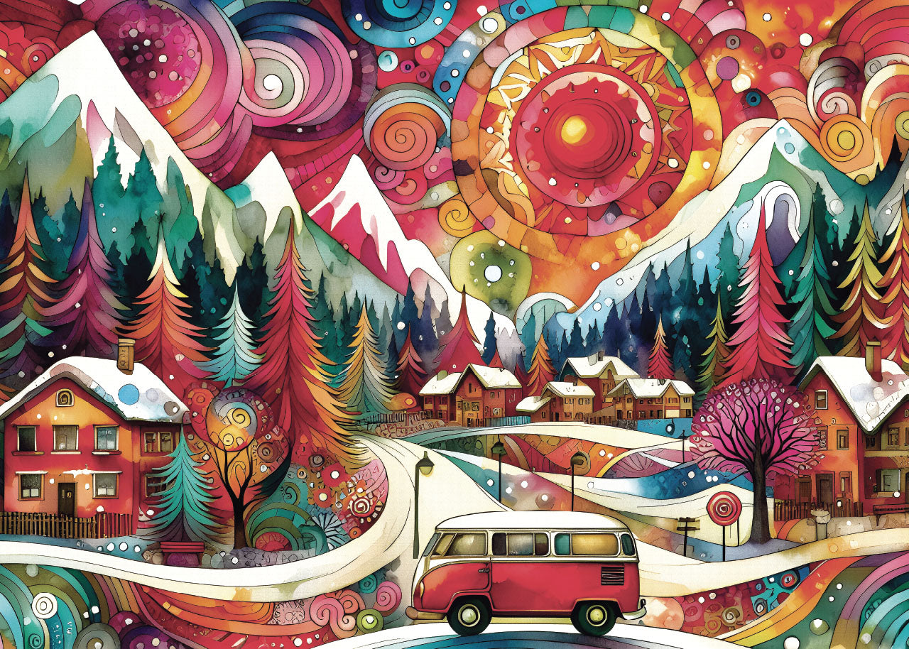 Puzzle -  MOUNTAINS MEET MOTION