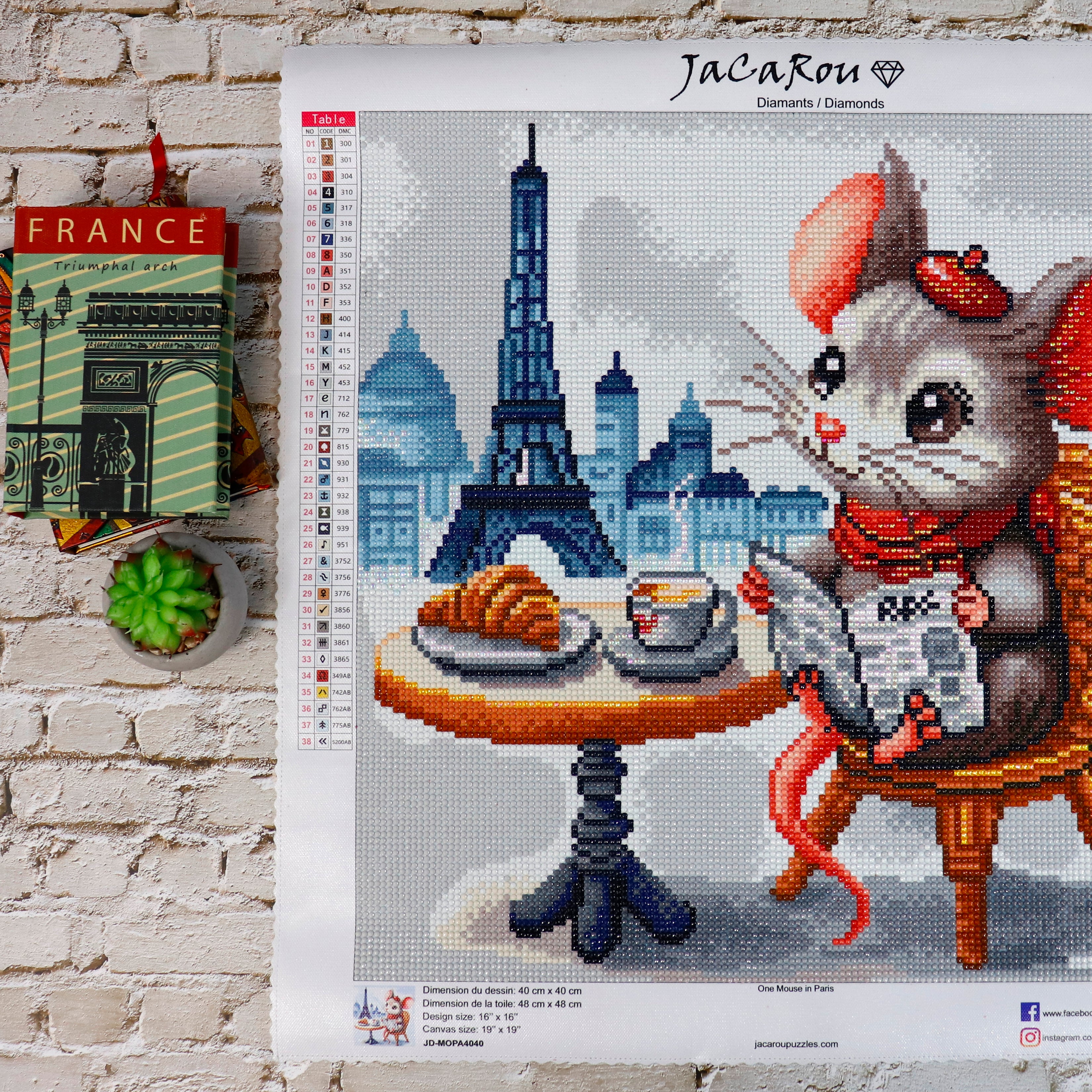 Diamond Painting - ONE MOUSE IN PARIS