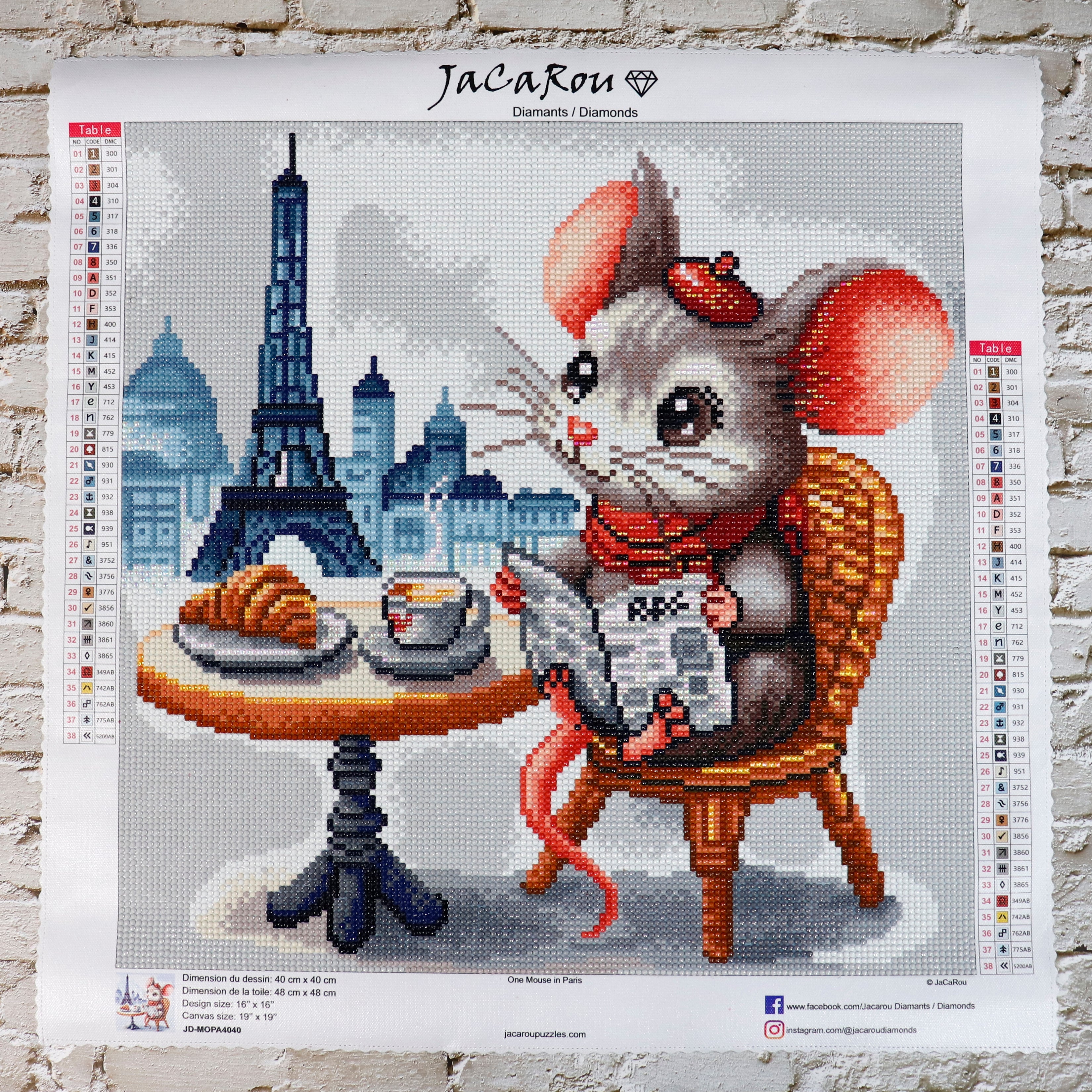 Diamond Painting - ONE MOUSE IN PARIS