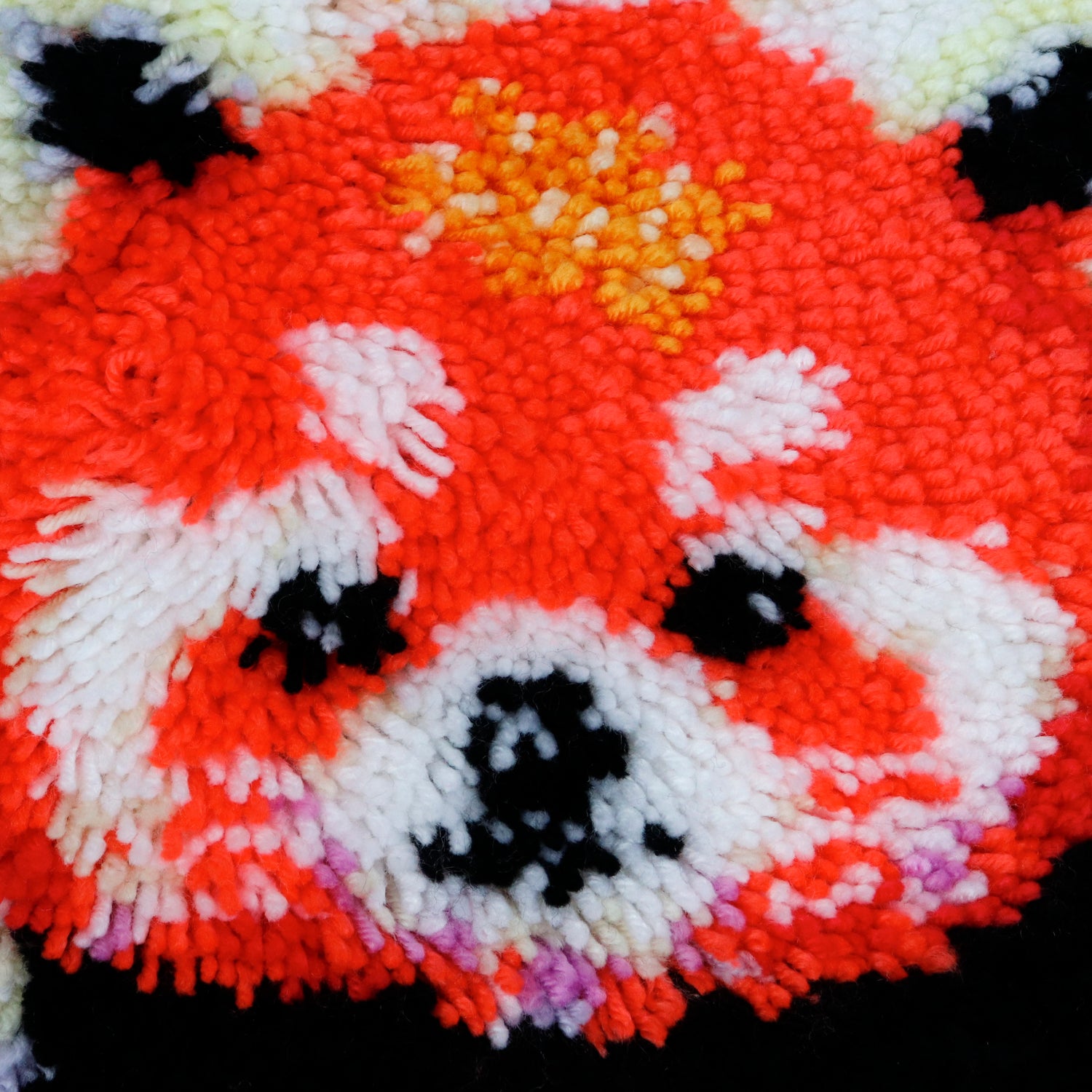 Latch Hook - Medium Rug Kit - RED PANDA