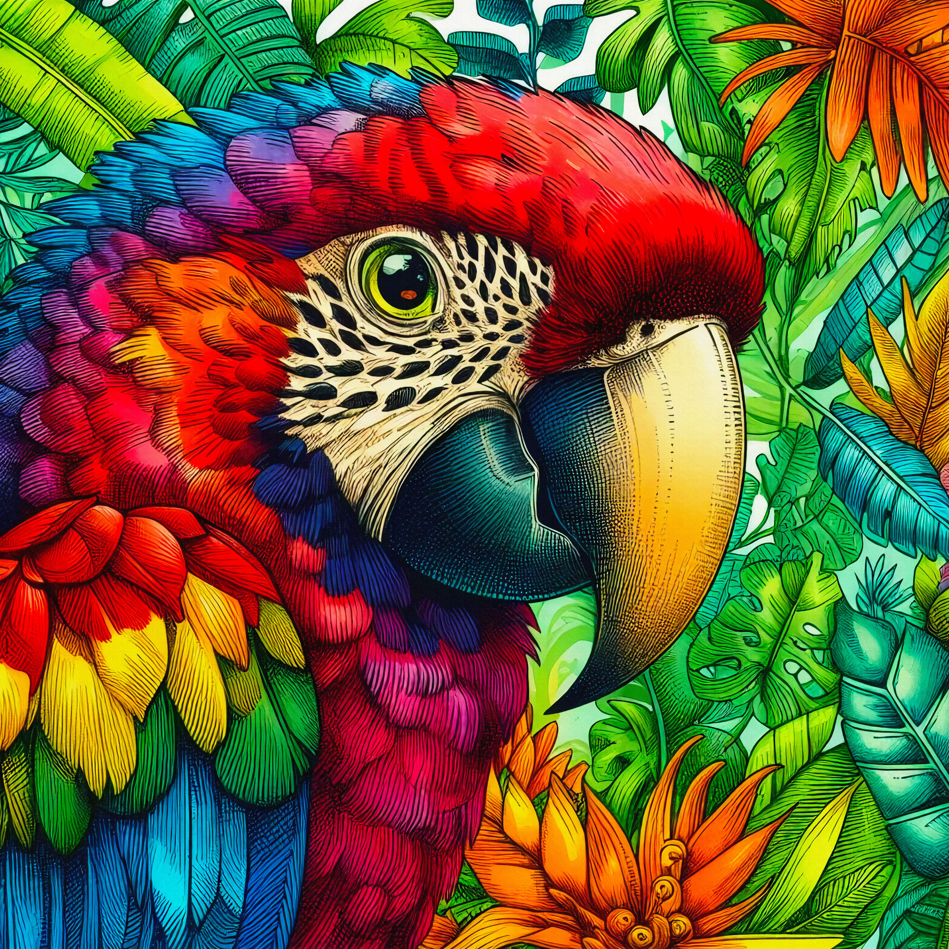 Broderie de diamants RONDS - PARROT