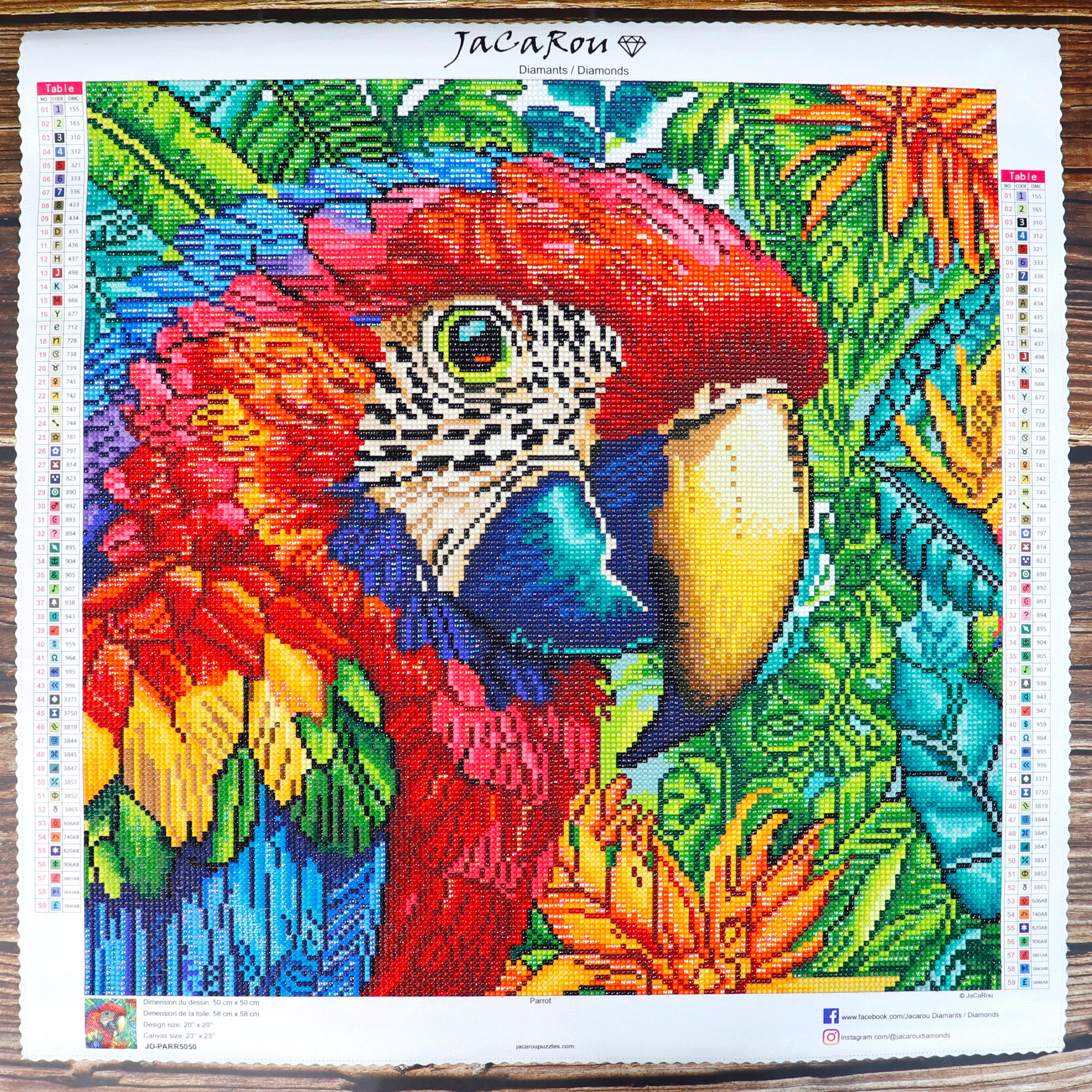 Broderie de diamants RONDS - PARROT