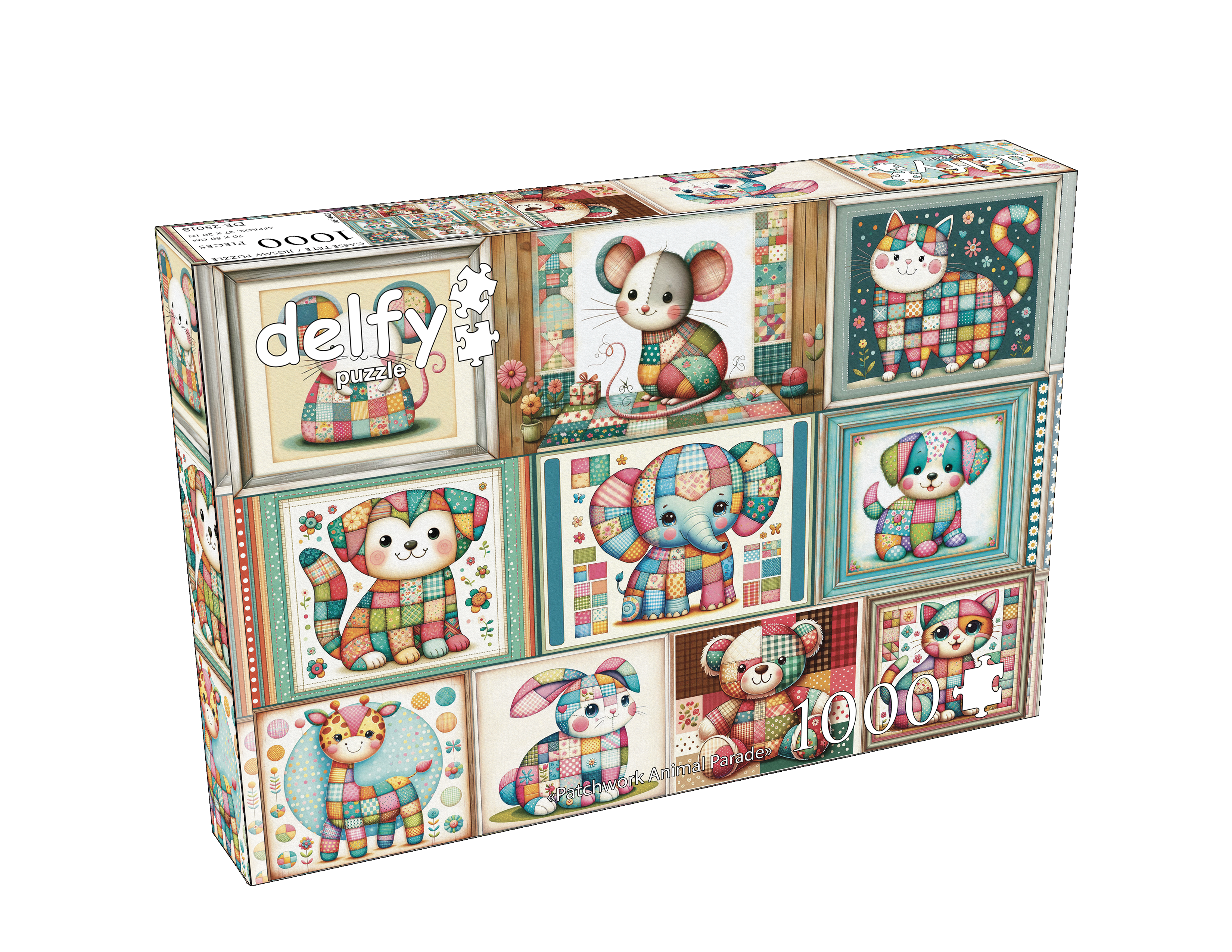 Casse-Tête - PATCHWORK ANIMAL PARADE