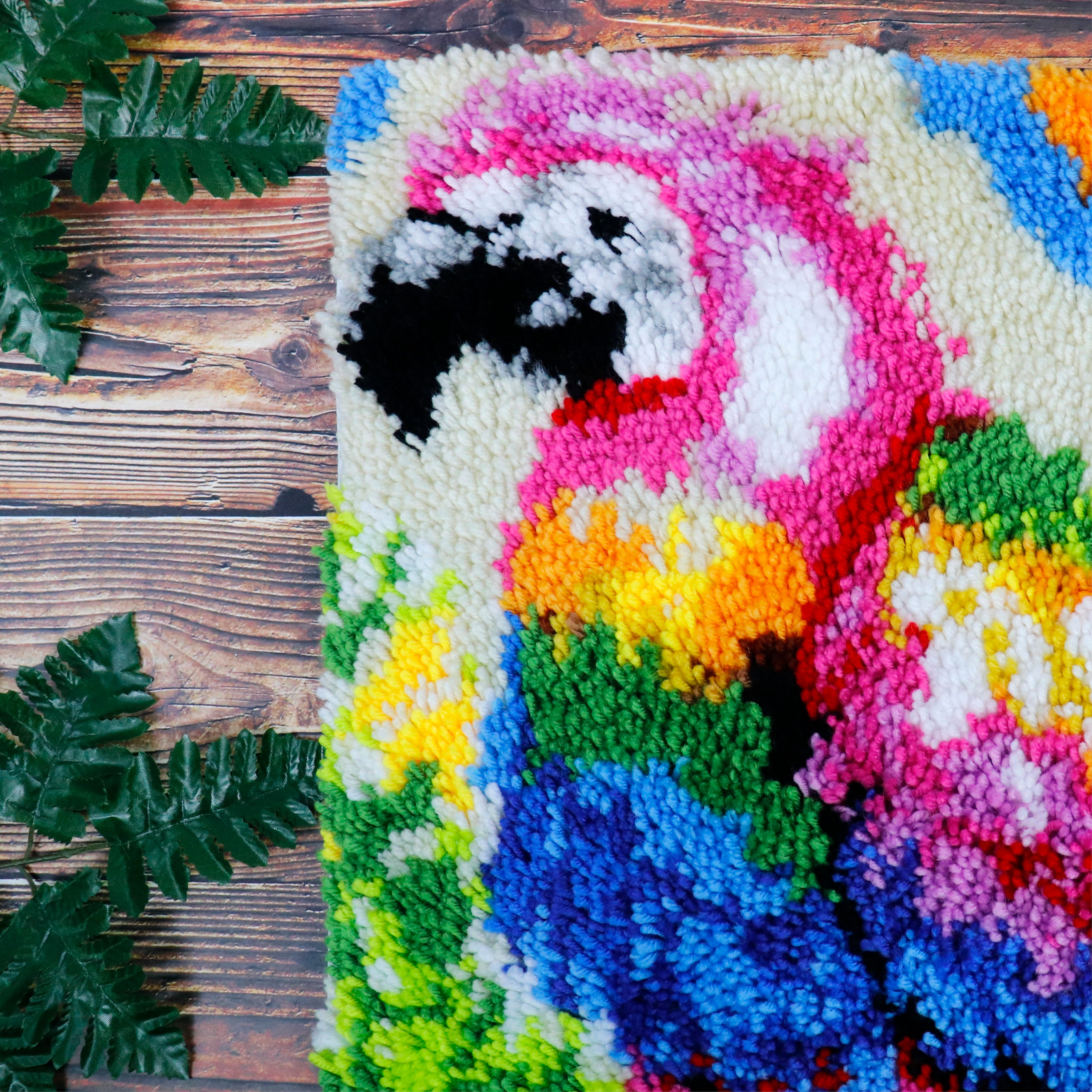 Latch Hook - Medium Rug Kit - PARROT