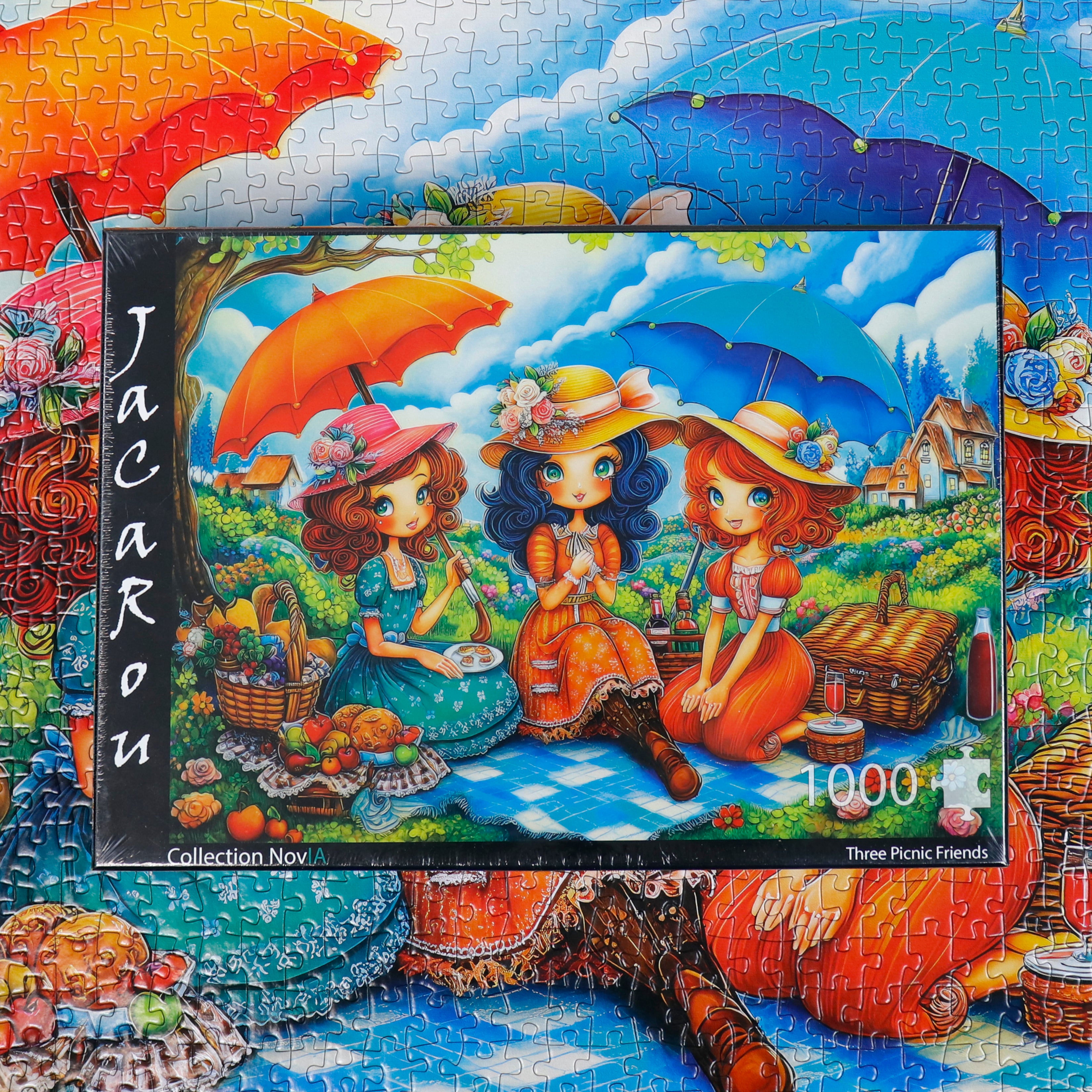 Puzzle - THREE PICNIC FRIENDS