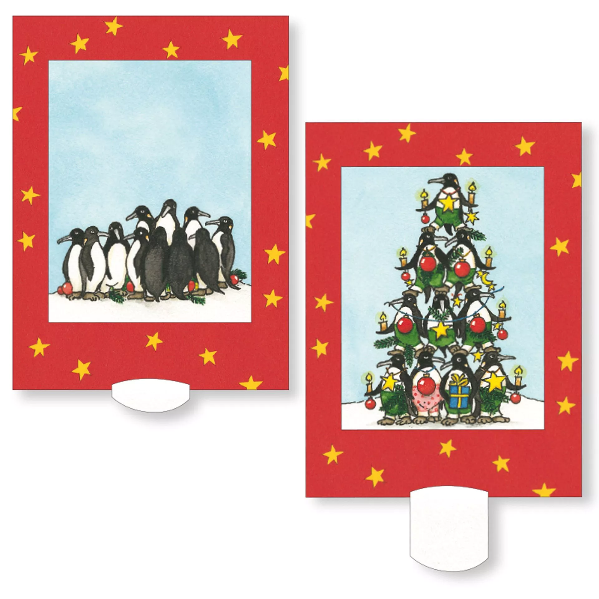 CURIOSI CARTE VIVANTE - PINGOUINS