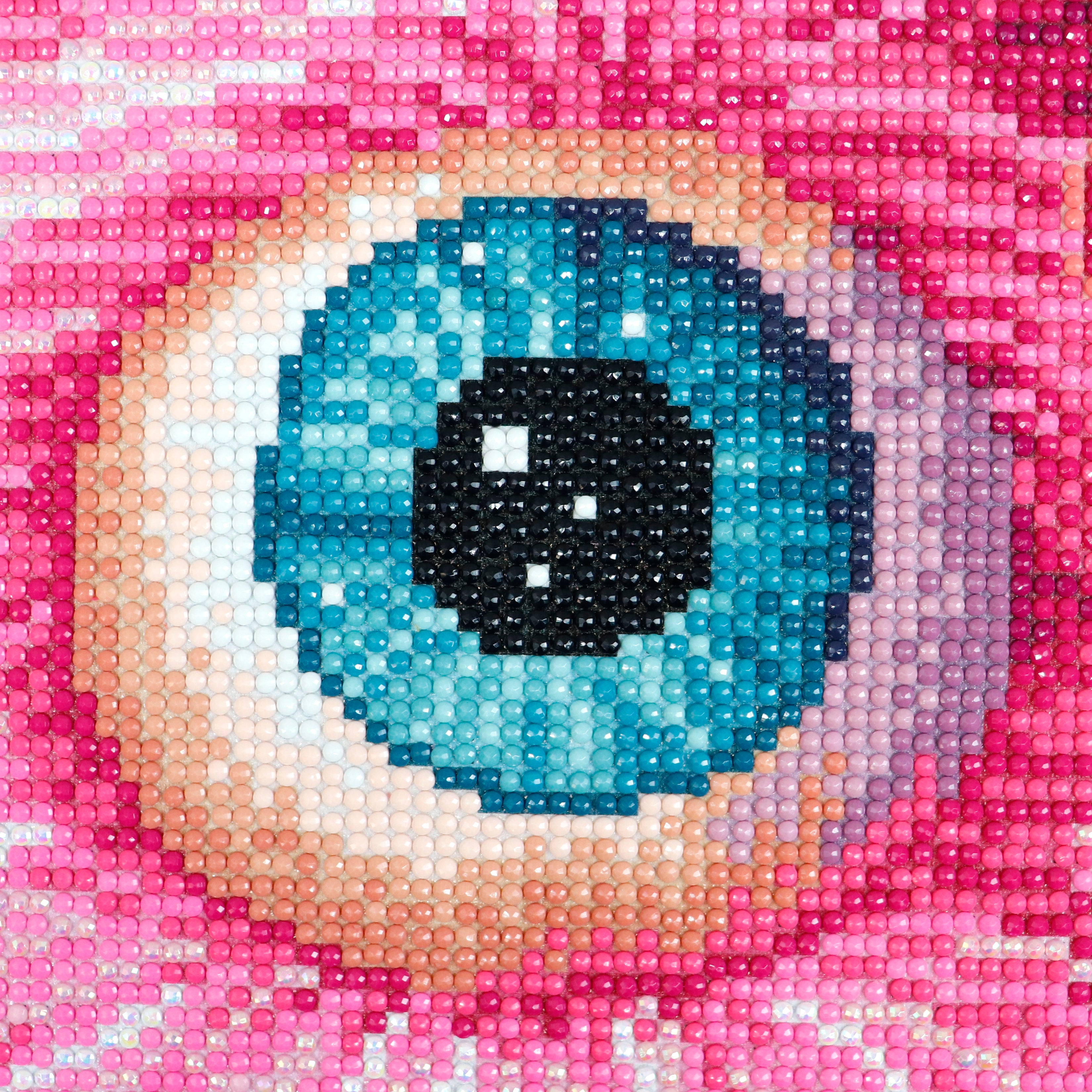 Broderie de diamant RONDS - MY PINK MONSTER