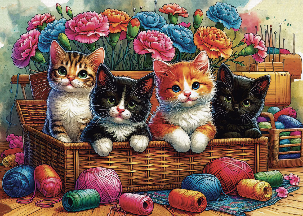 Puzzle -  PLAYFUL BASKET QUARTET