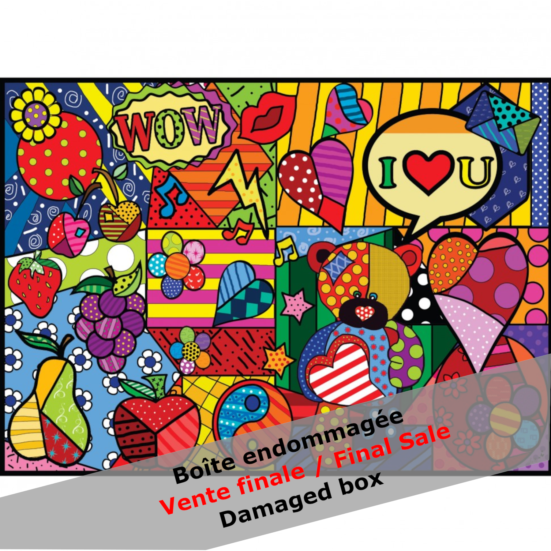 -30% DAMAGED BOX Puzzle 1000 pieces POP ART INSPIRATION