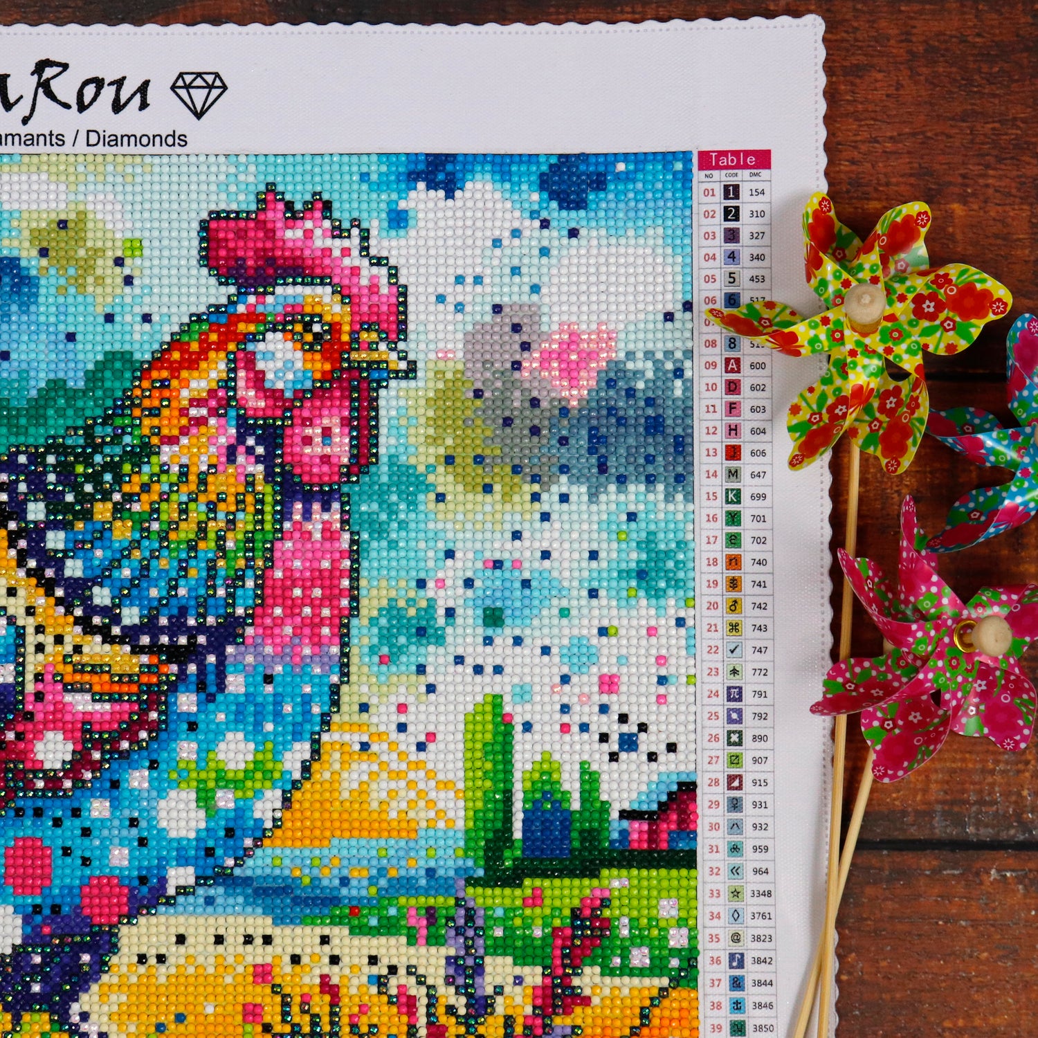 Diamond Painting -  POLKA PLUMAGE