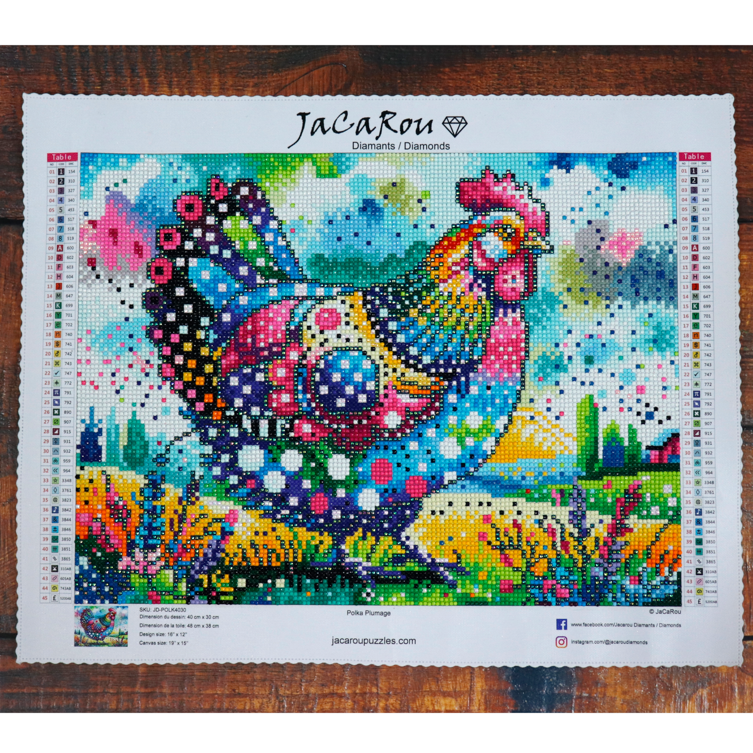 Diamond Painting -  POLKA PLUMAGE