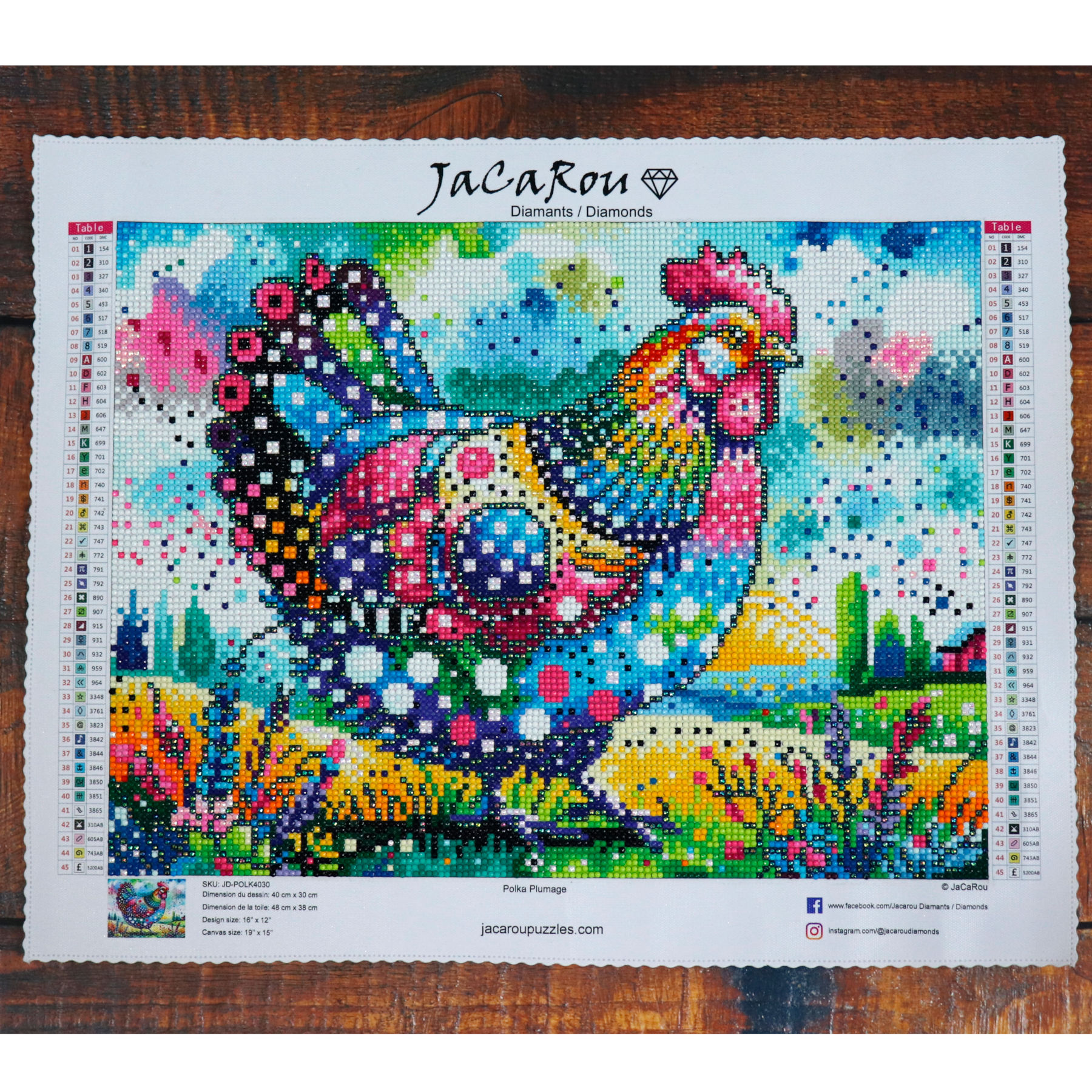 Diamond Painting - POLKA FEATHER