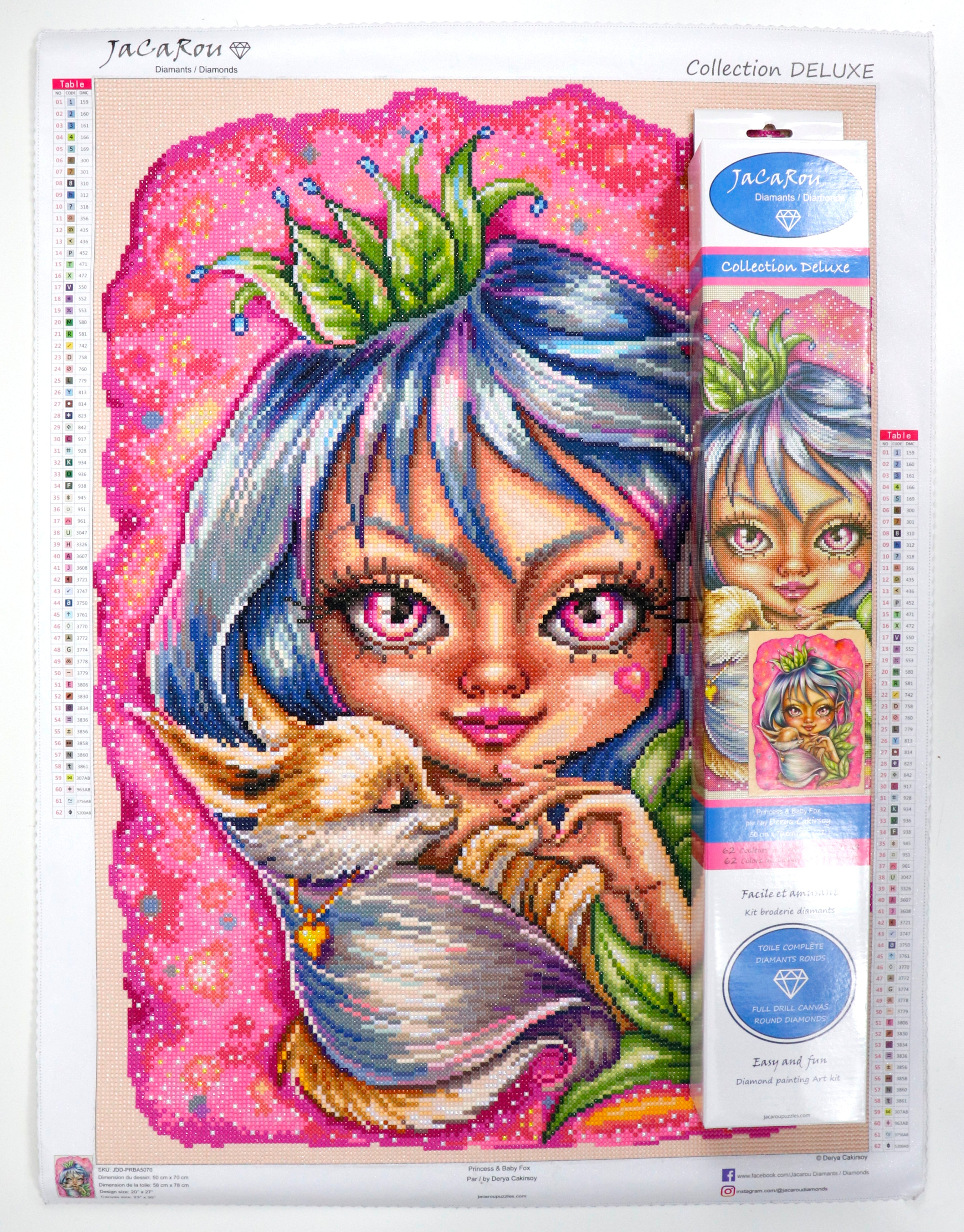 Diamond Painting - PRINCESS & BABY FOX