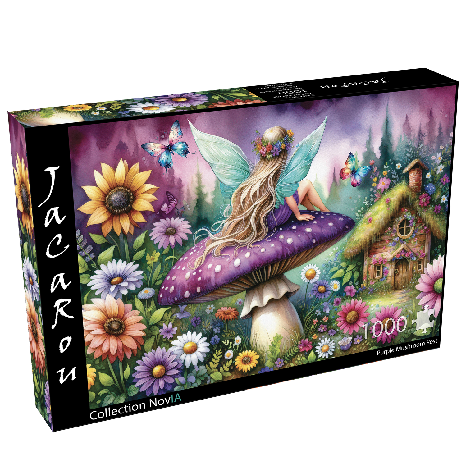 Puzzle -  PURPLE MUSHROOM REST