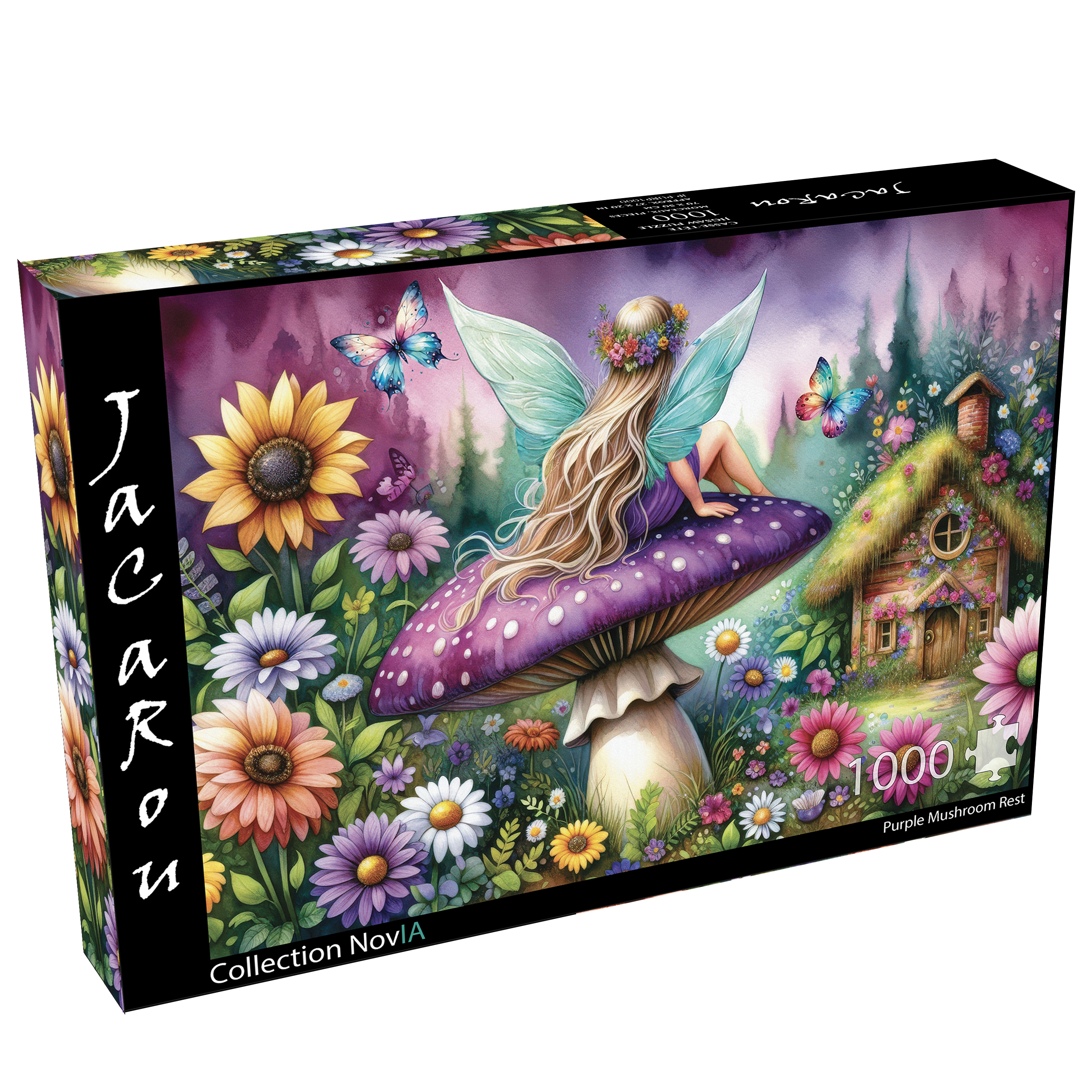 Puzzle -  PURPLE MUSHROOM REST