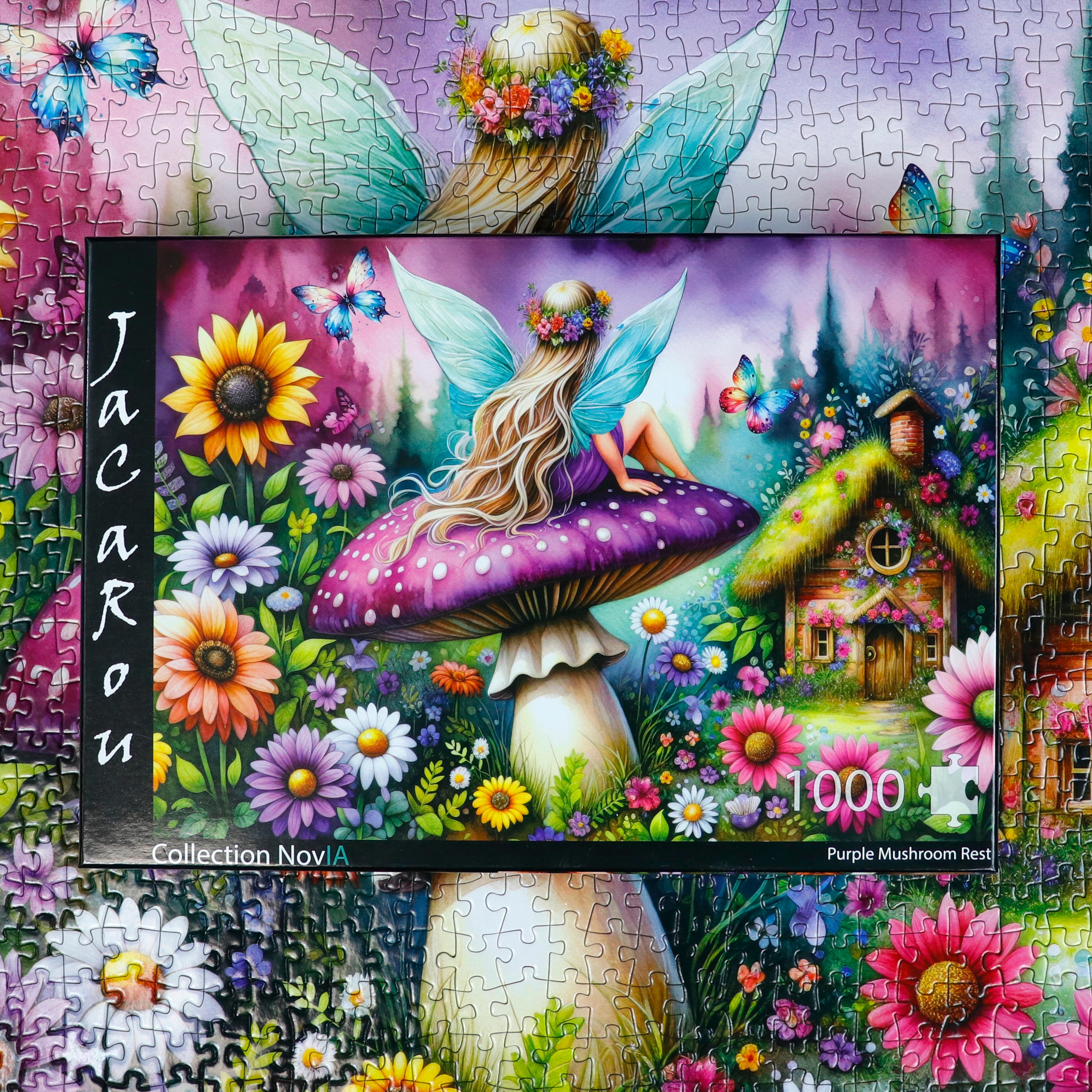 Puzzle - PURPLE MUSHROOM REST