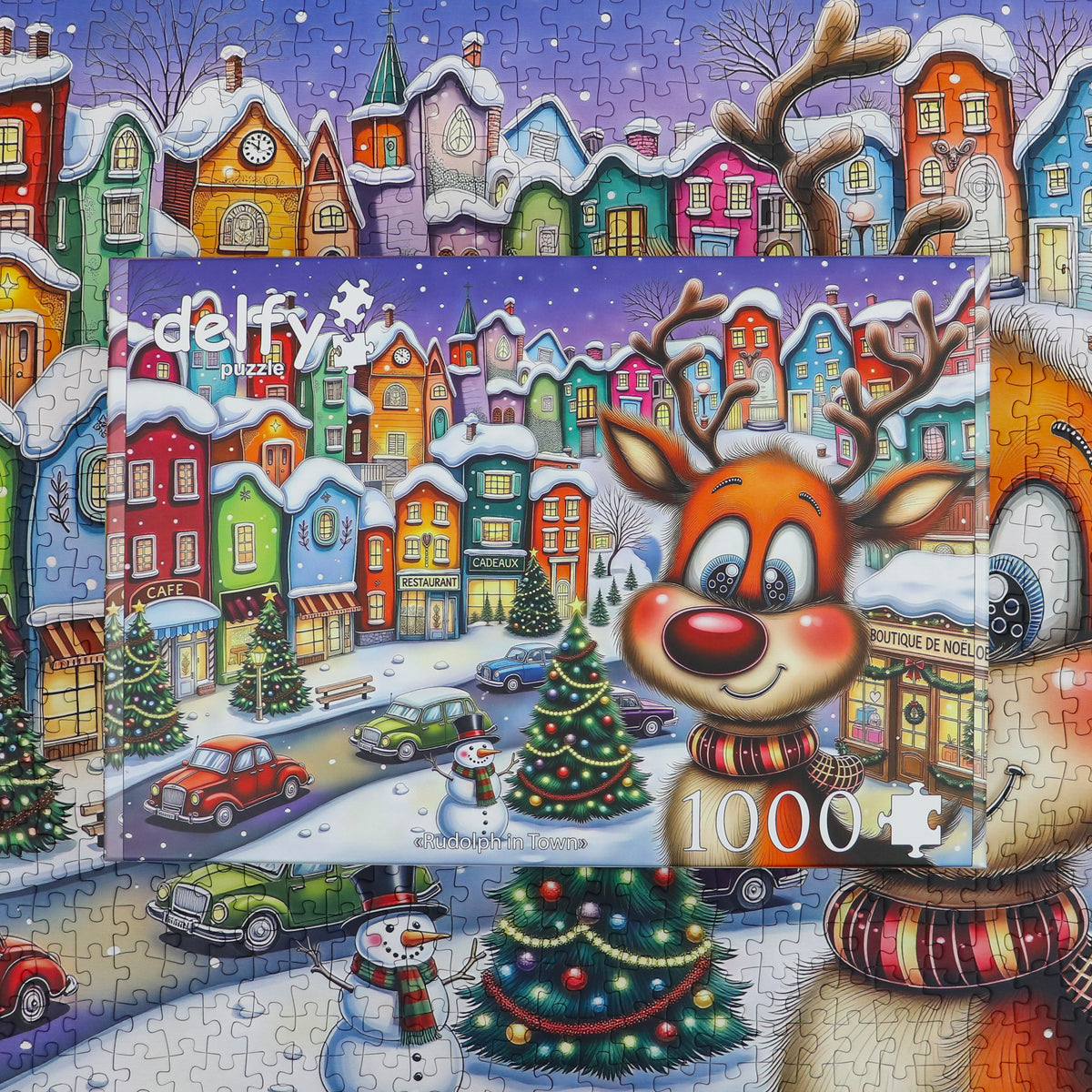 Puzzle - RUDOLPH IN TOWN