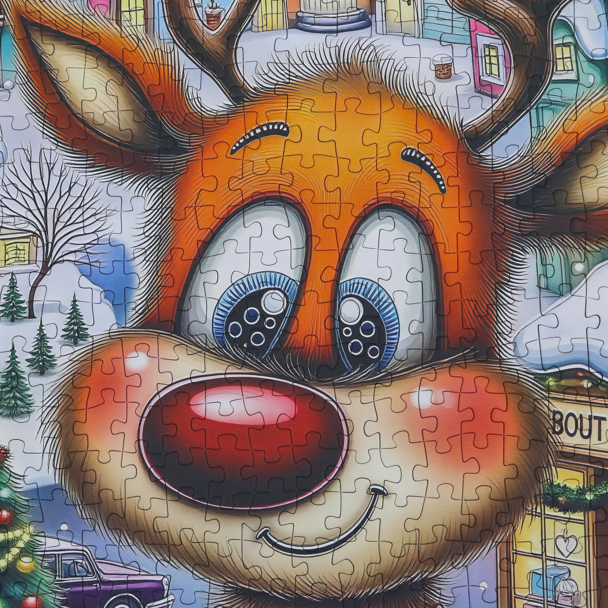 Puzzle - RUDOLPH IN TOWN