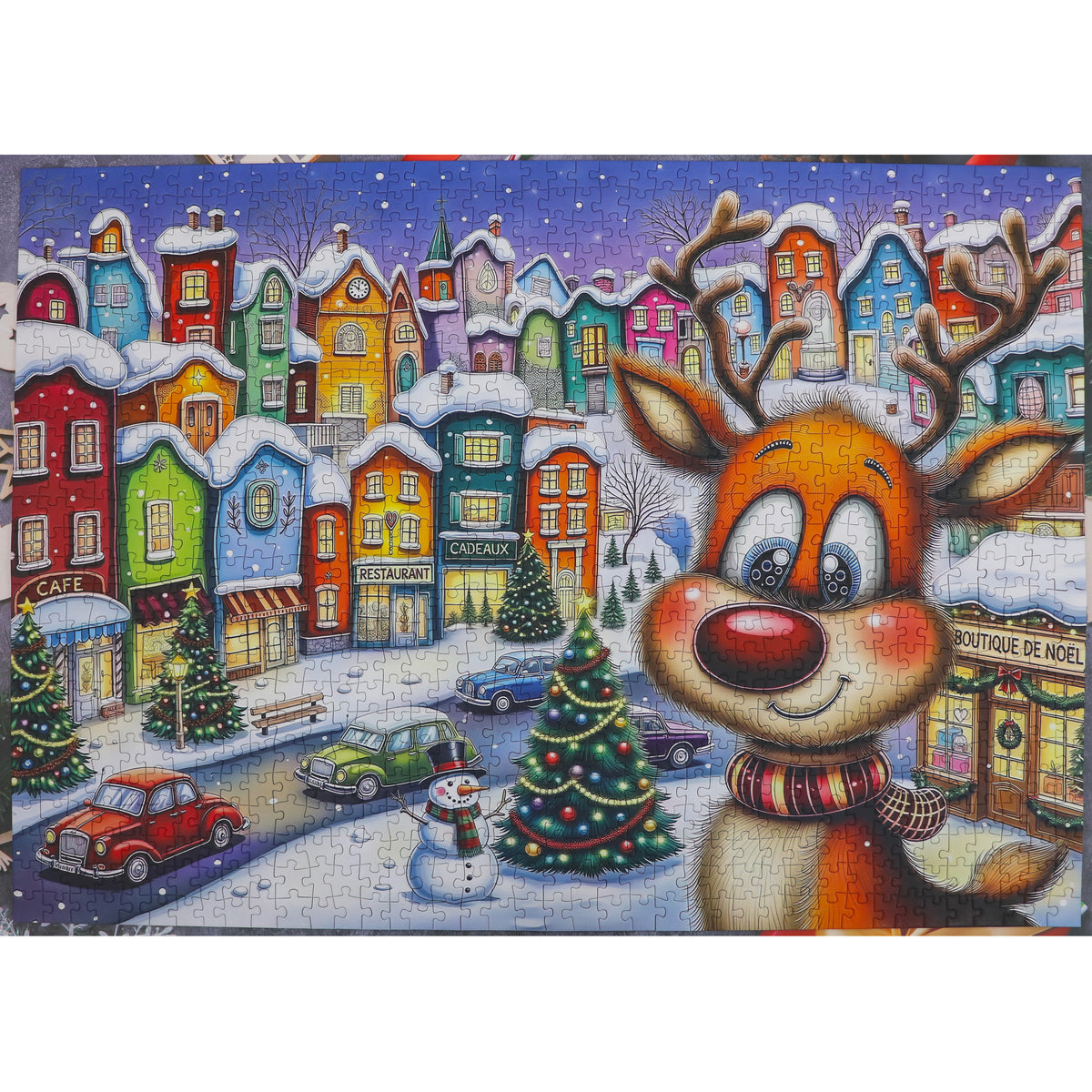 Puzzle - RUDOLPH IN TOWN
