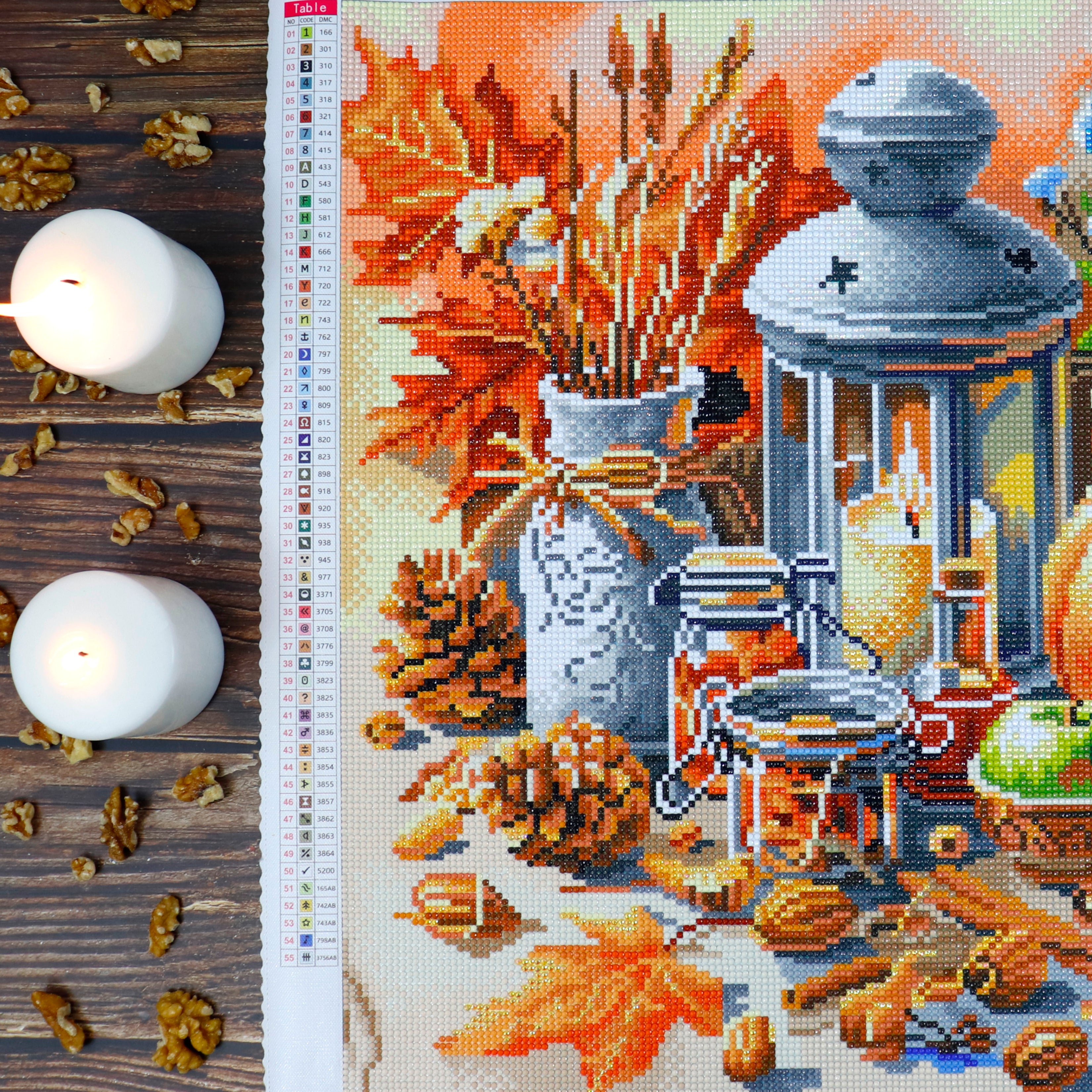 Diamond Painting - RUSTIC AUTUMN ARRANGEMENT