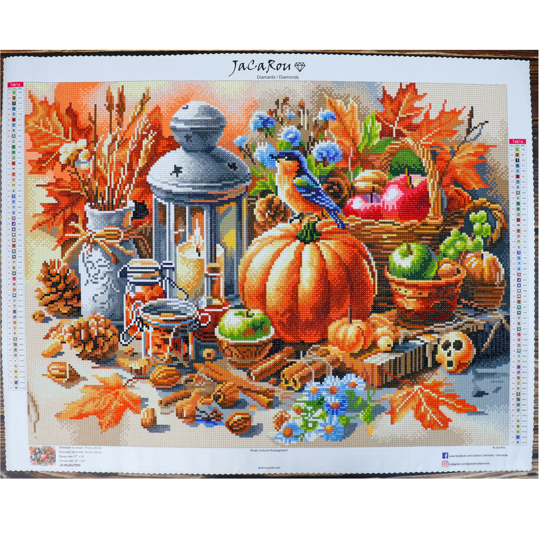 Diamond Painting - RUSTIC AUTUMN ARRANGEMENT