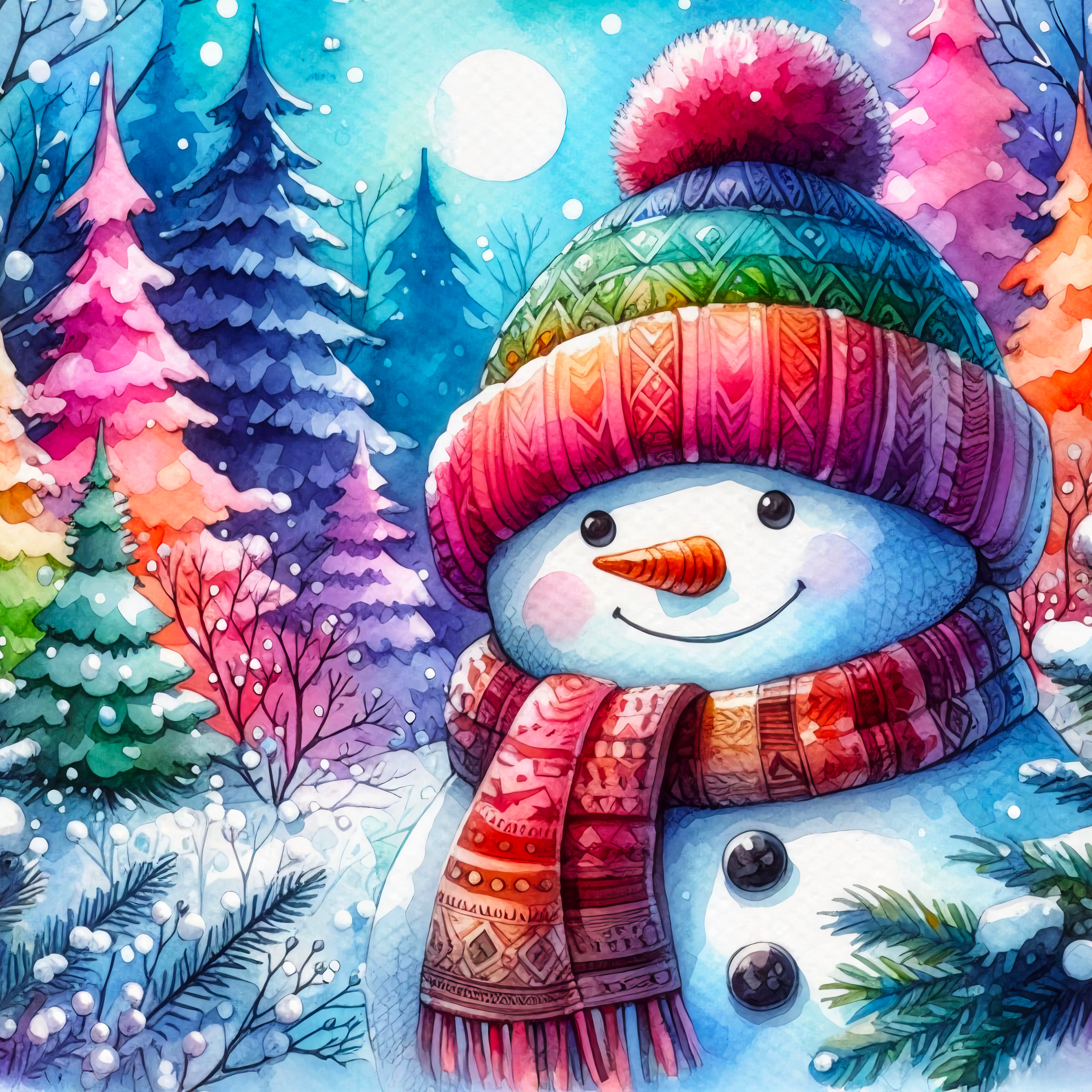 Diamond Painting - SNOWMAN