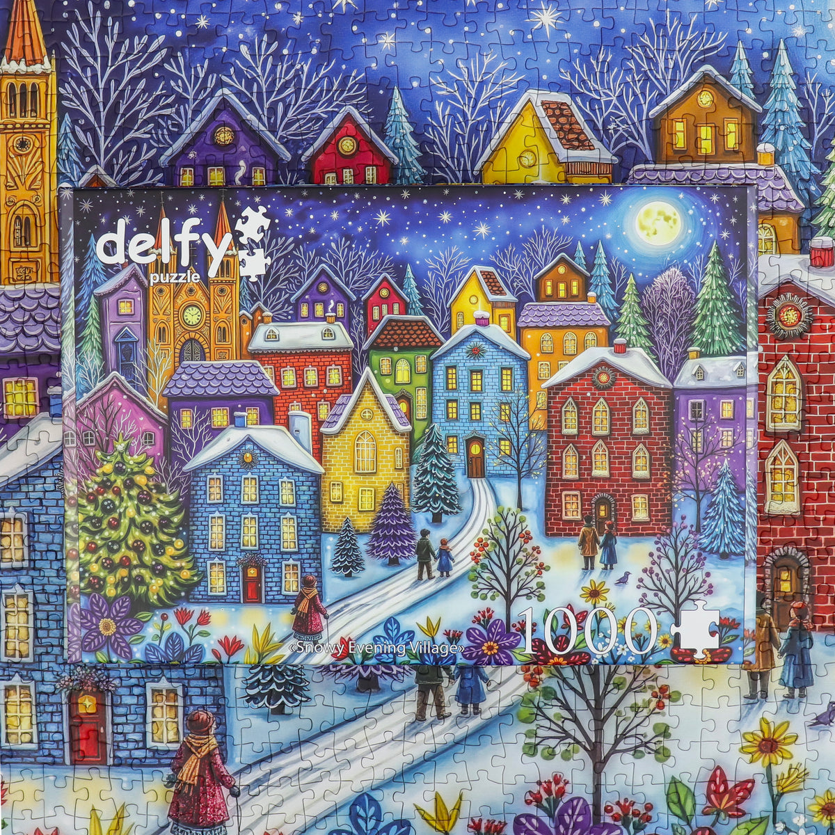 Casse-Tête - SNOWY EVENING VILLAGE
