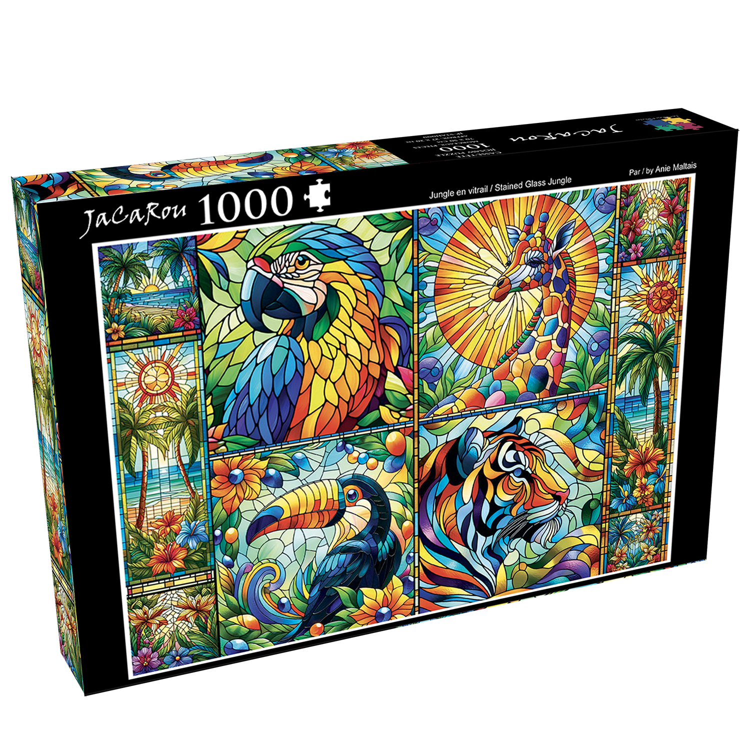 Puzzle - STAINED GLASS JUNGLE