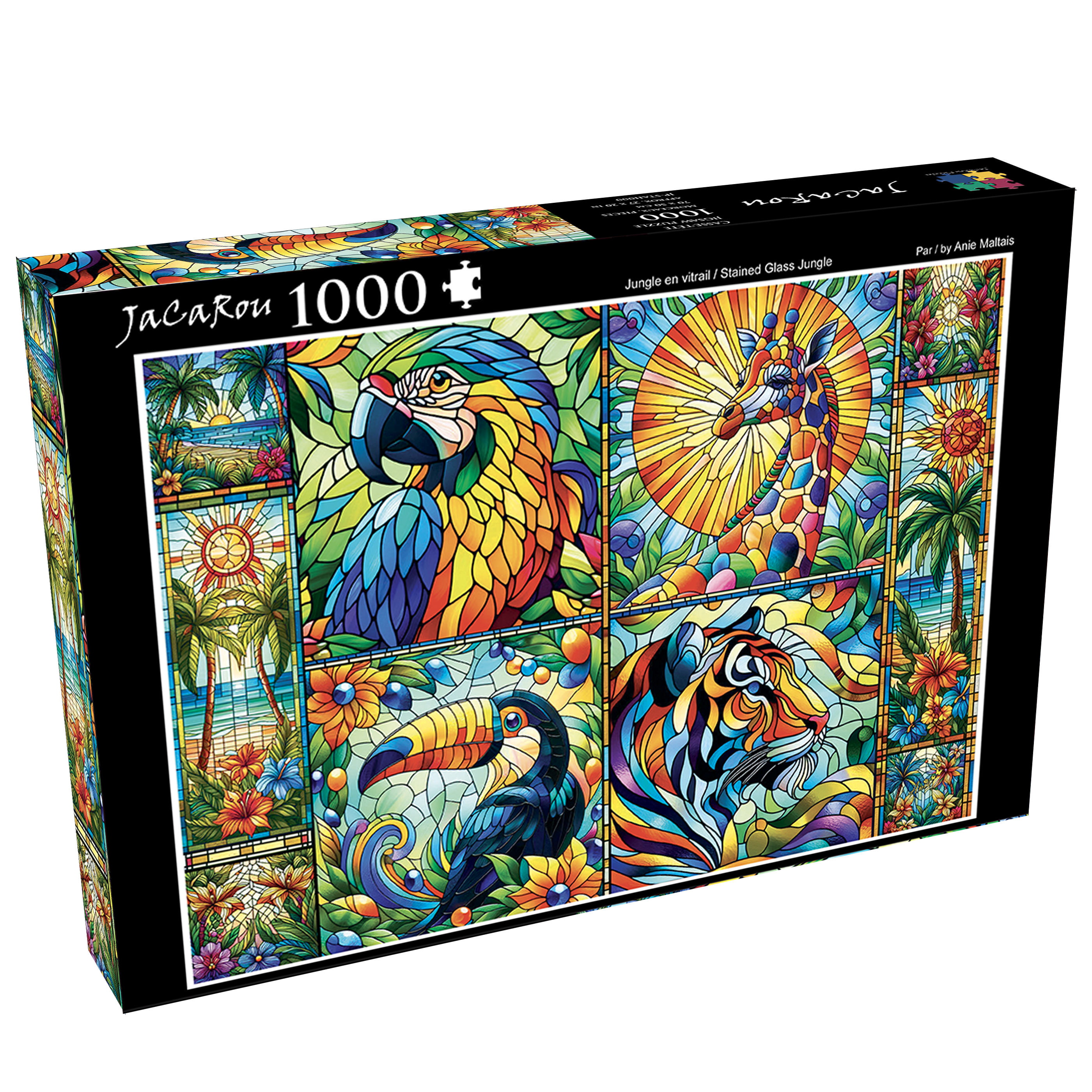 Puzzle - STAINED GLASS JUNGLE