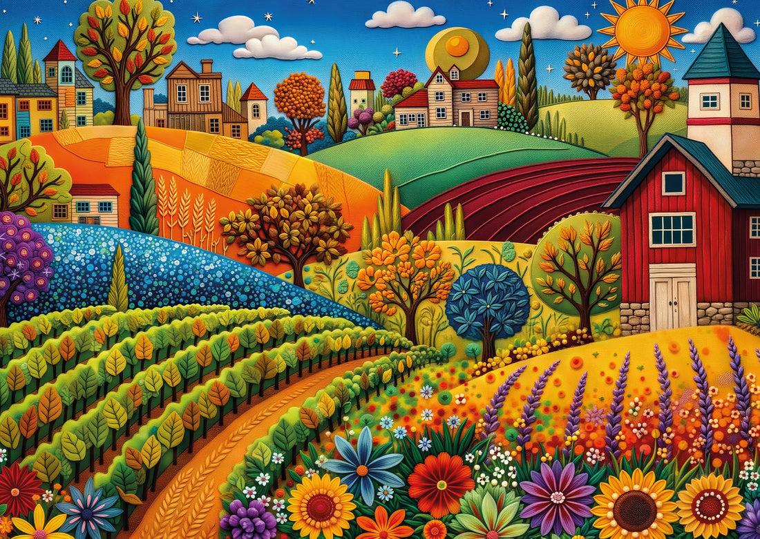 Casse-Tête SUNNY HARVEST HILLS