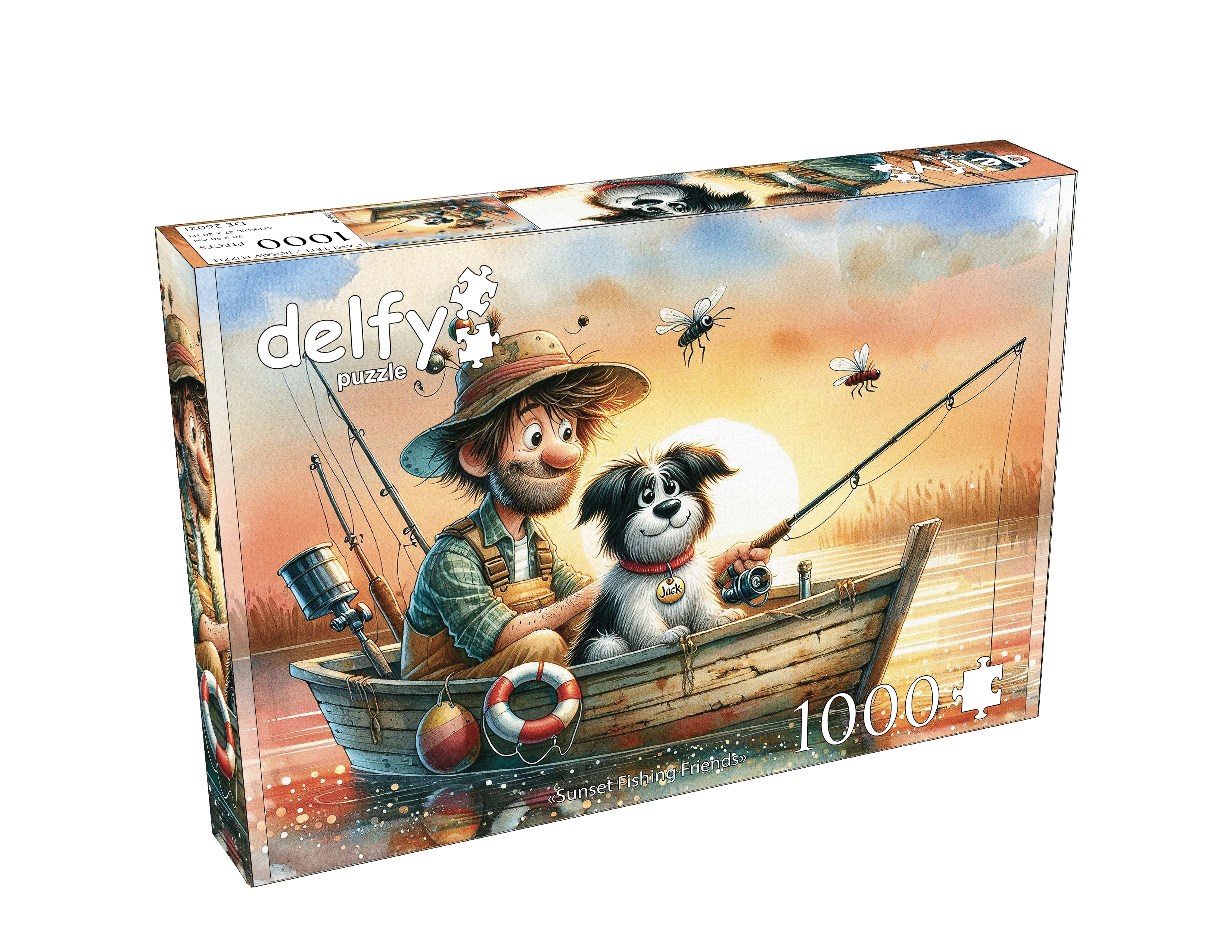Puzzle - SUNSET FISHING FRIENDS