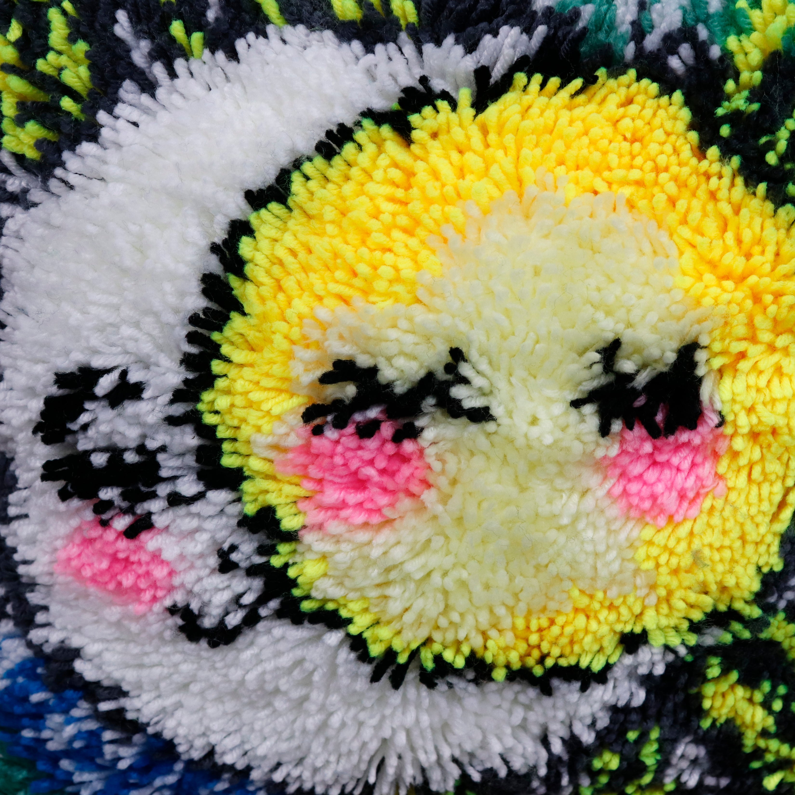 Points noués - Housse de coussin - SOLEIL