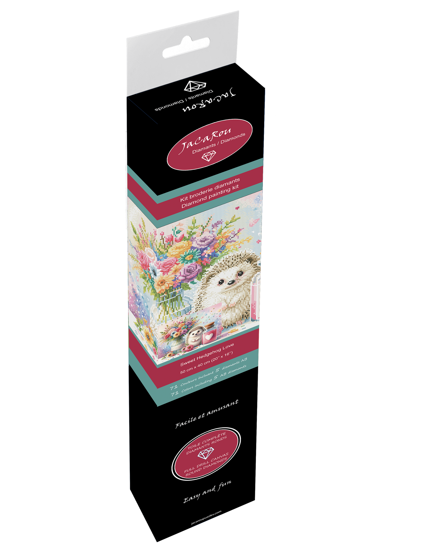 Diamond Painting - SWEET HEDGEHOG LOVE