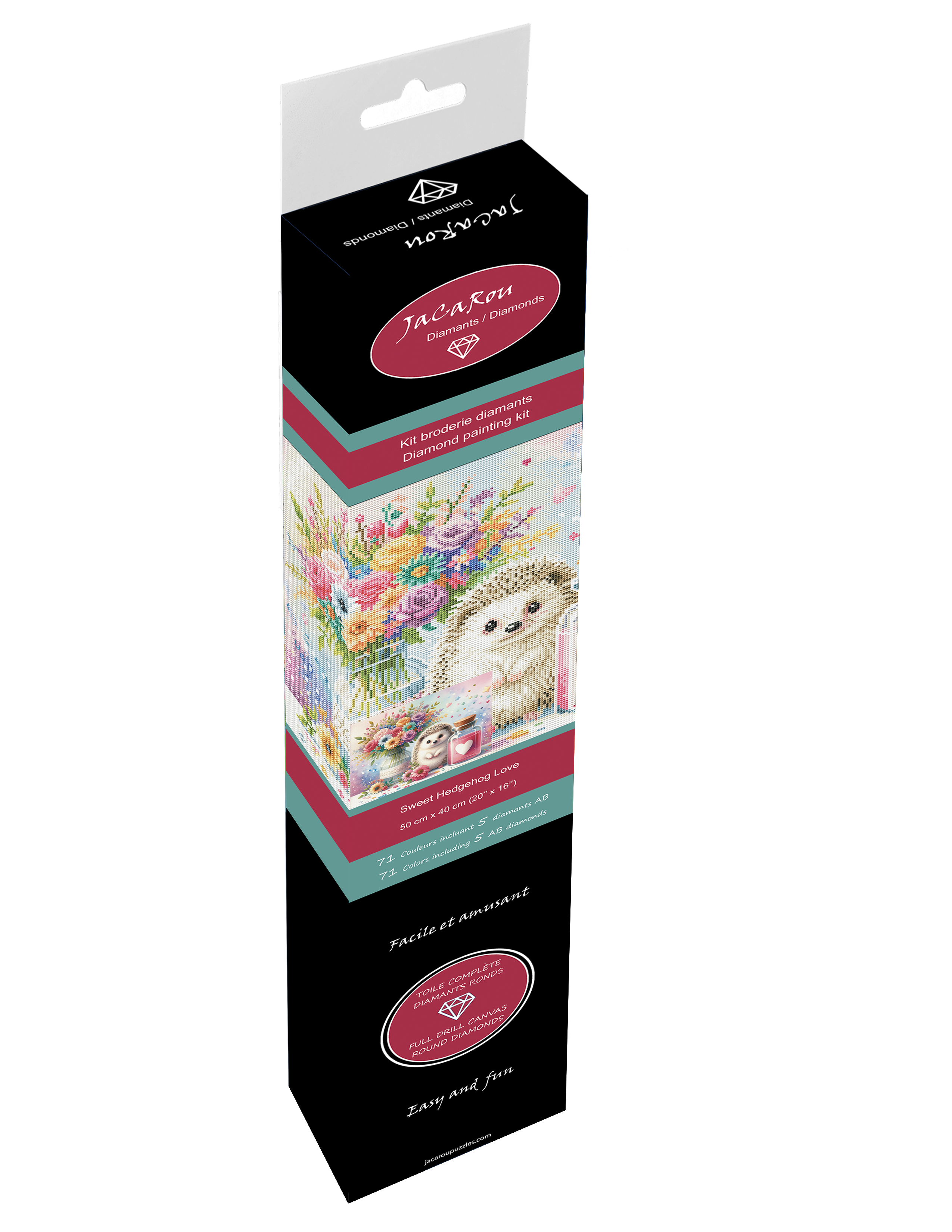 Diamond Painting - SWEET HEDGEHOG LOVE