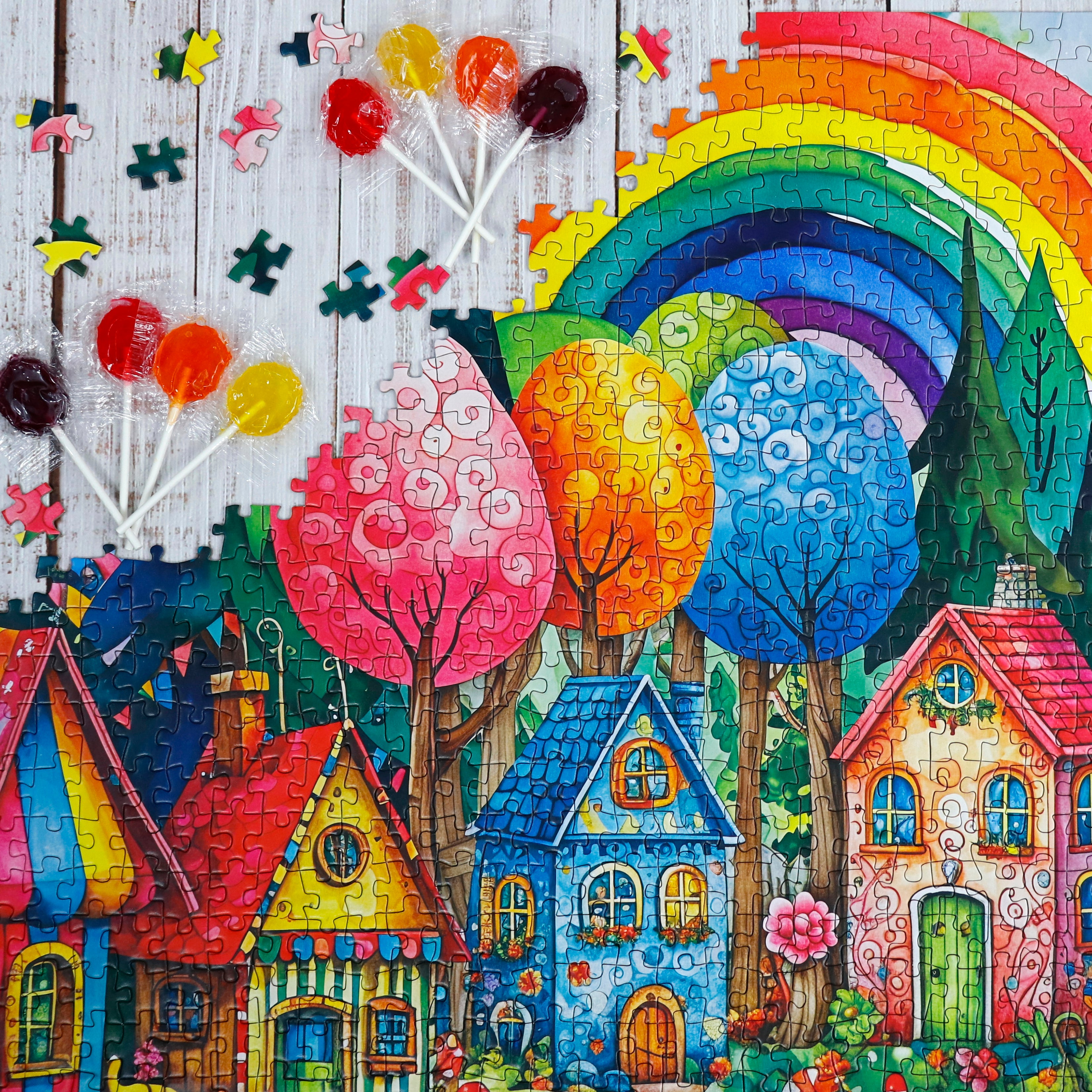 Puzzle - SWEET HOUSES IN THE FOREST