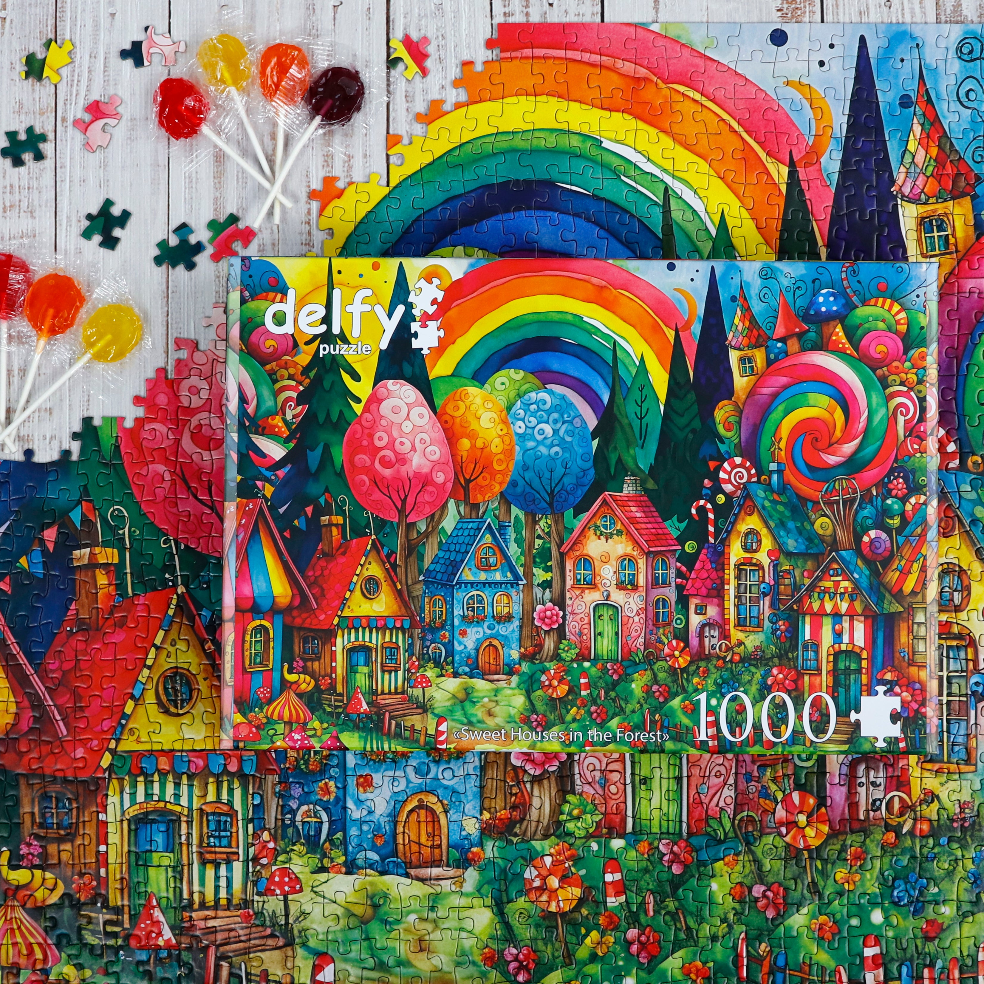 Puzzle - SWEET HOUSES IN THE FOREST